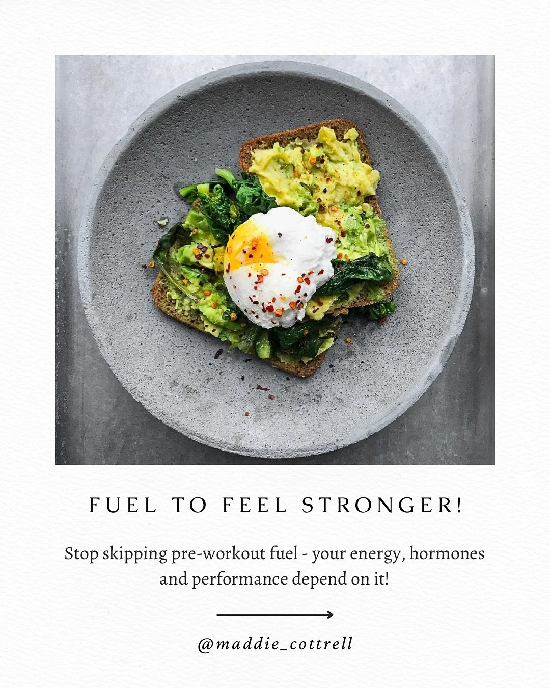 Fuel up ➡️ Train hard ➡️ Recover better