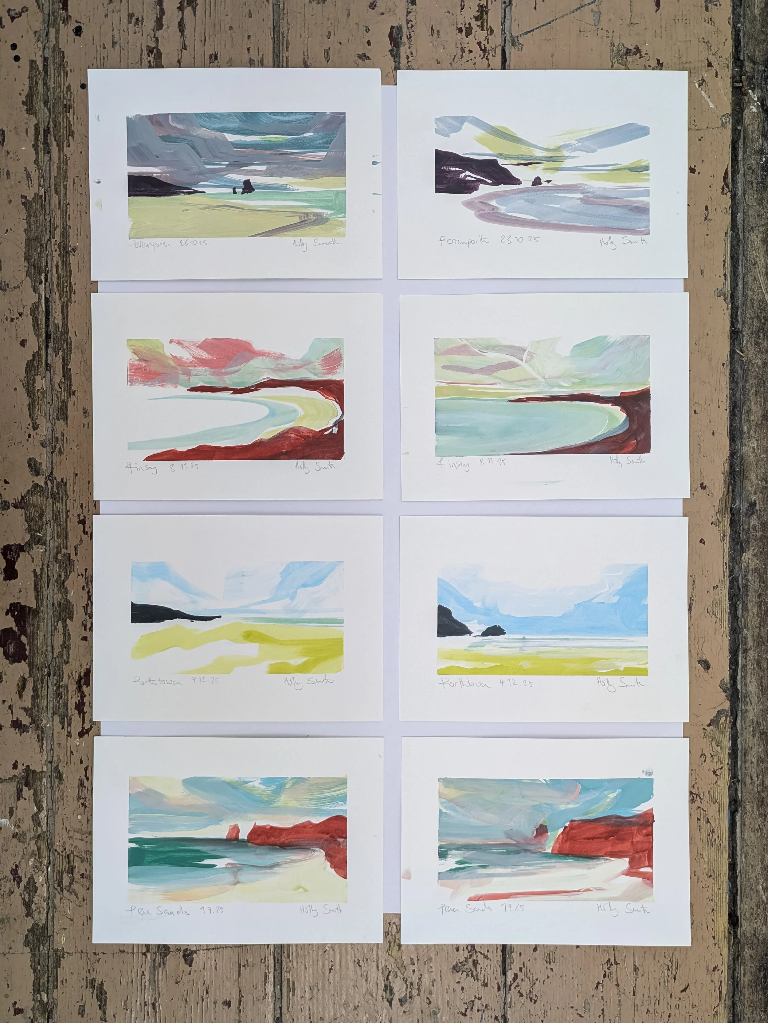 Perranporth, Praa Sands, Porthtowan, Rinsey