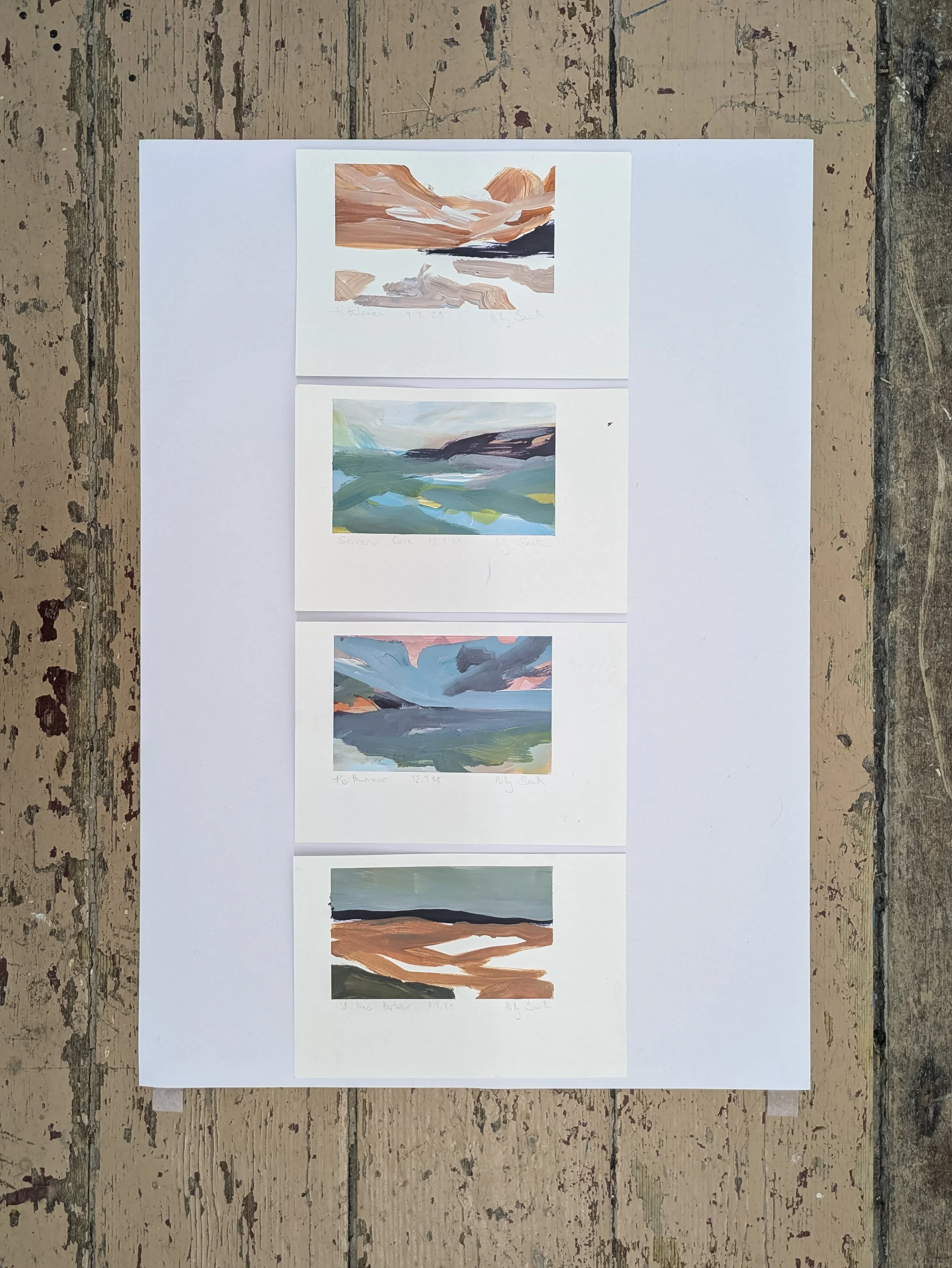 Porthmeor,  Sennen Cove, St. Ives Harbour.