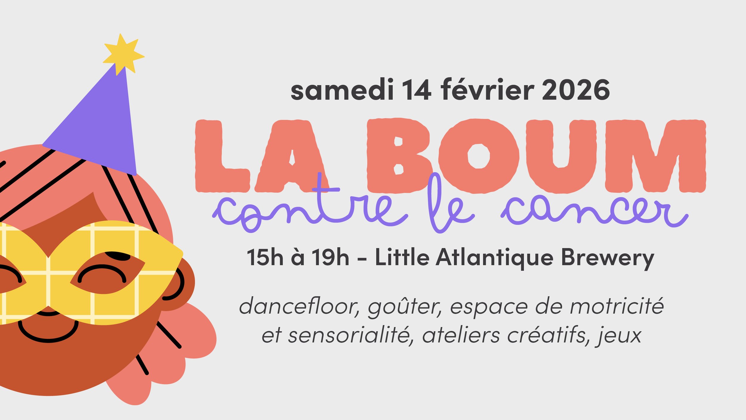 🎉 La boum contre le cancer 🎈- Édition 2026