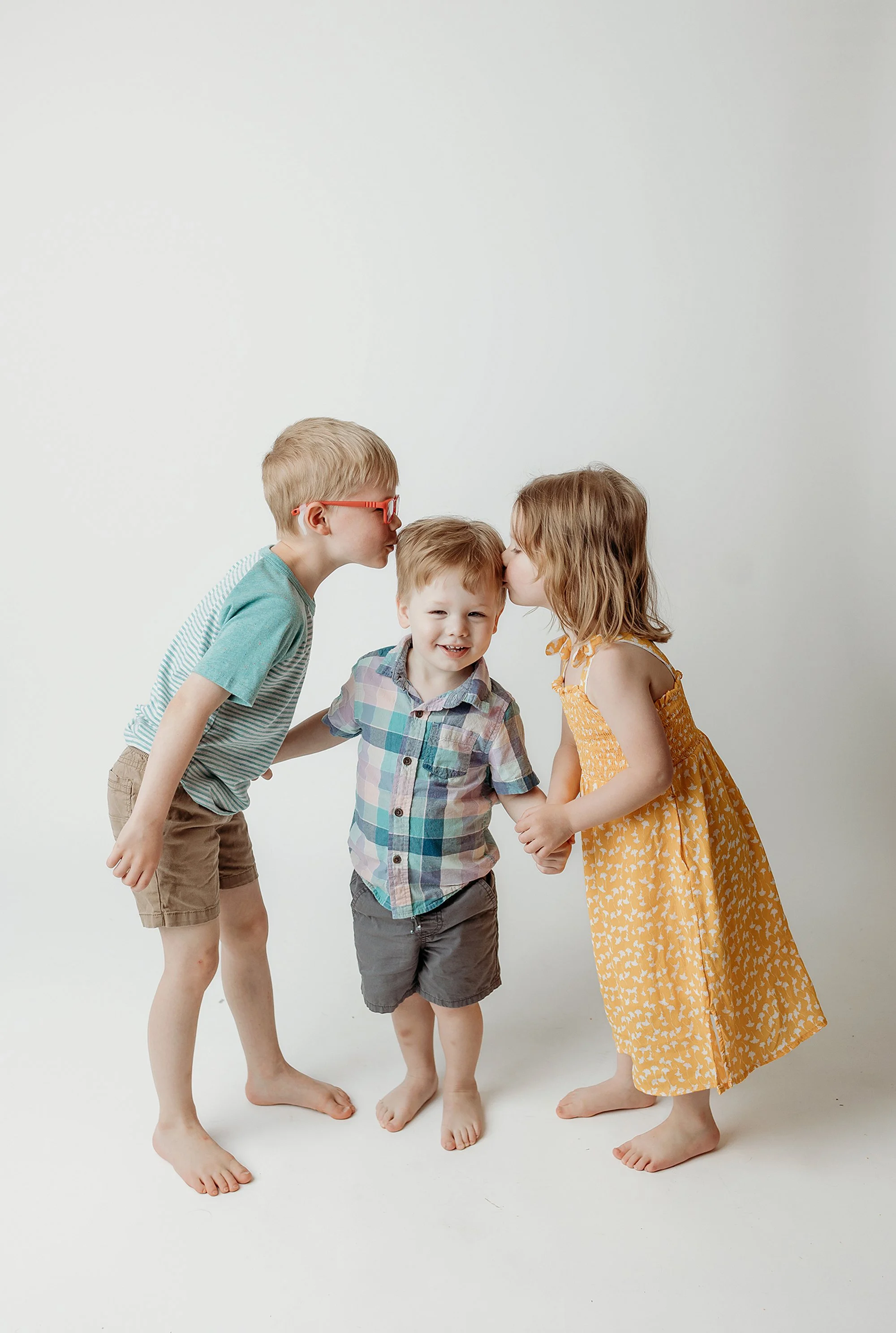 Personality portrait of a child laughing freely without being asked to say cheese
