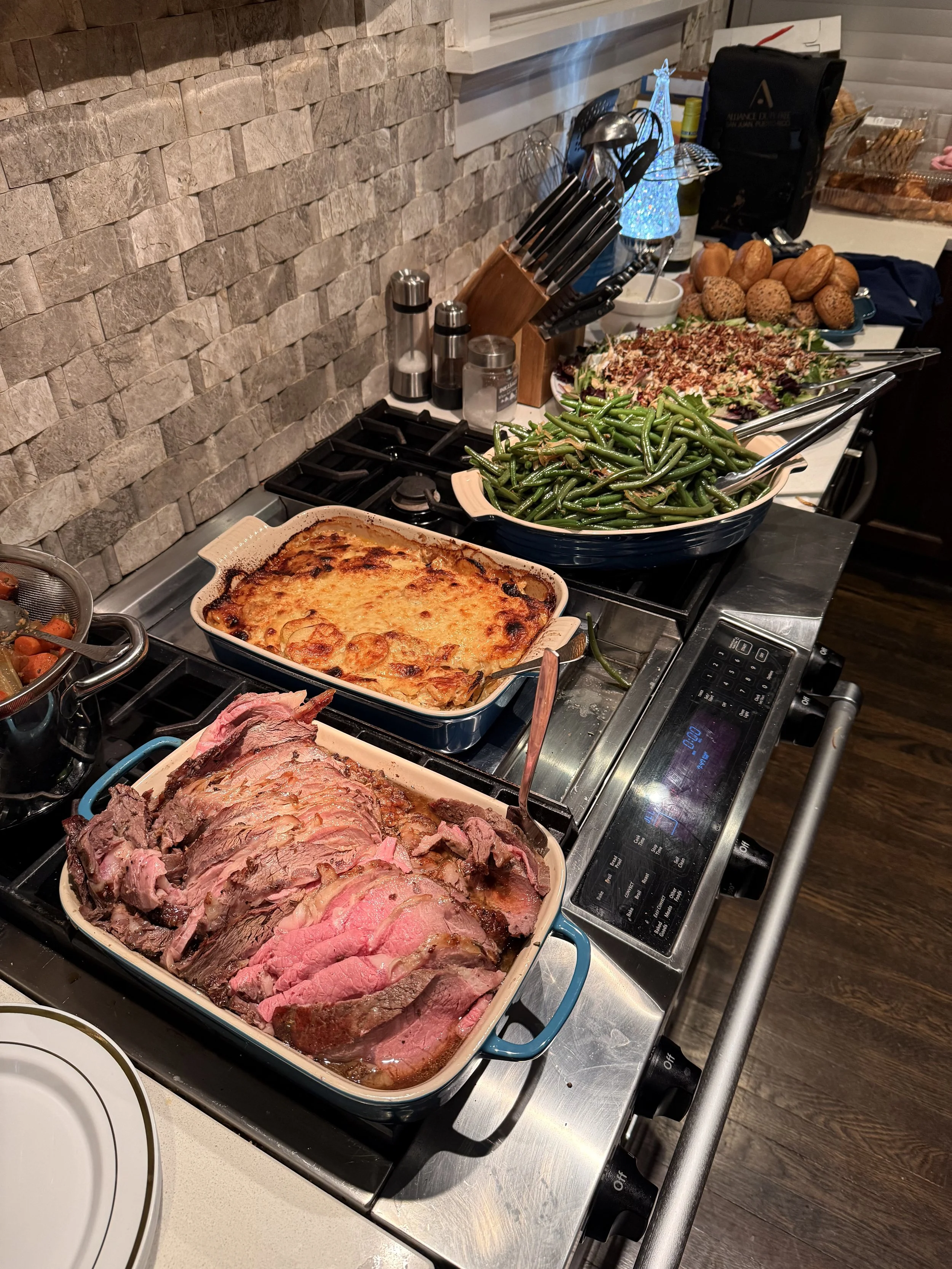 winter holiday dinner 