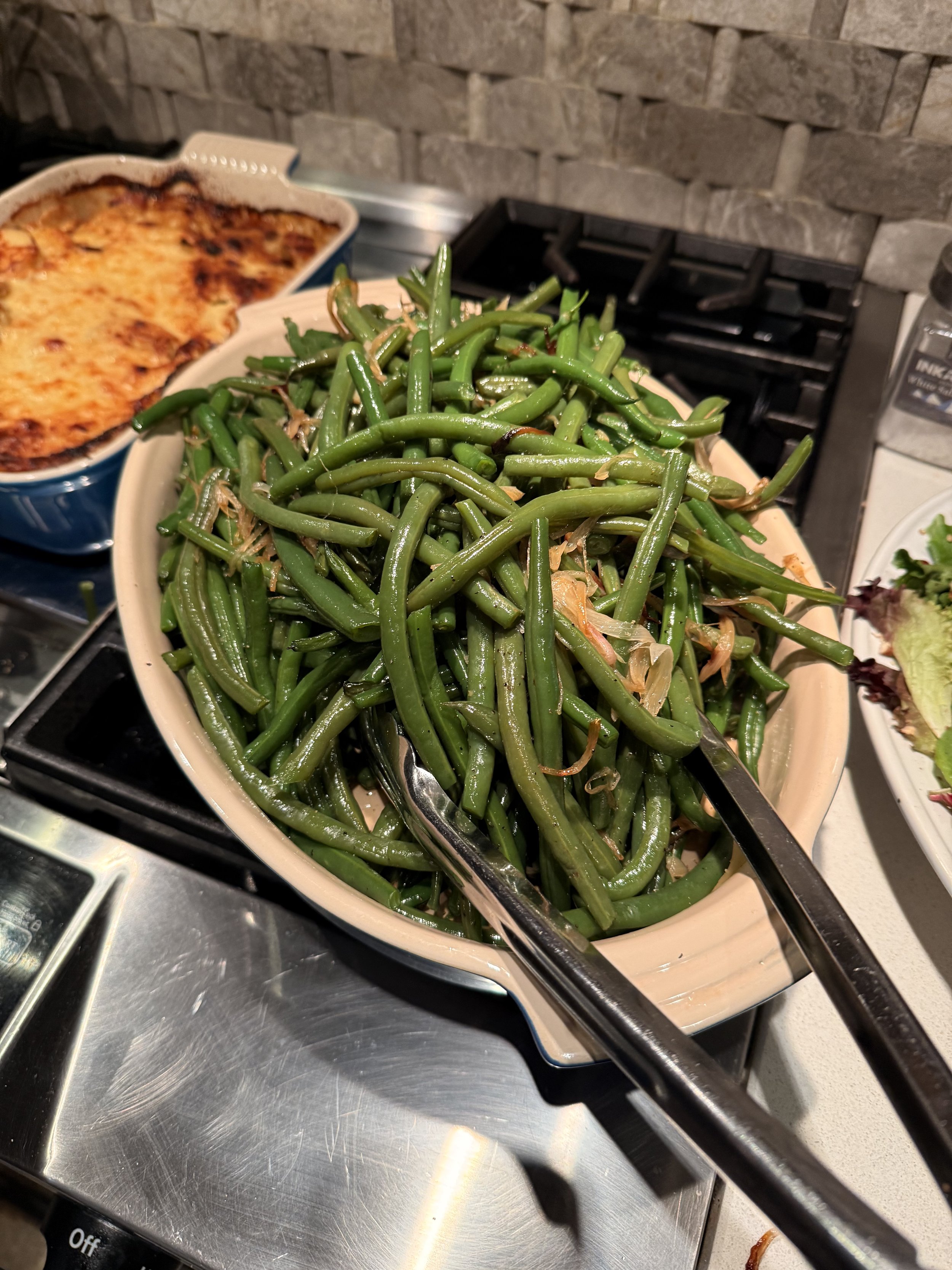 green beans with shallots 
