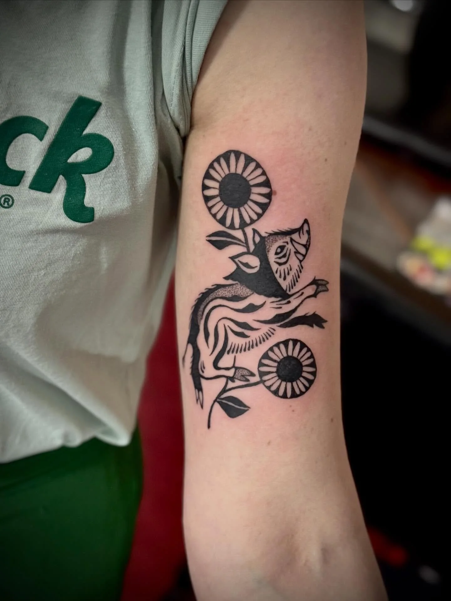 Thanks for this one Kimberly! Always such an honour to do a first tattoo. You did amazing💕🐓 secretly hope to have set off a new addiction!

With love,
Lau