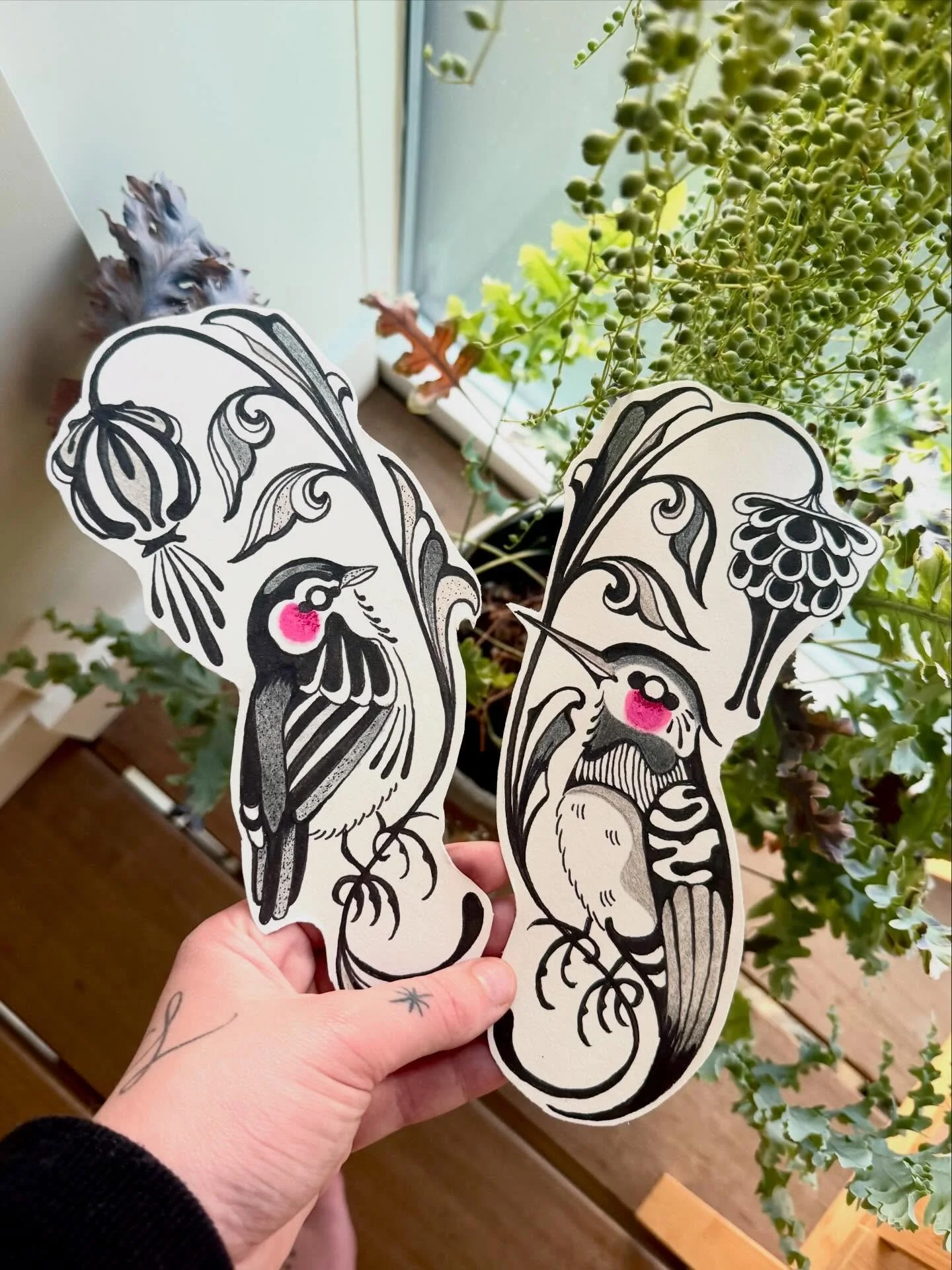 Some hand drawn babies💕 available as flash🌸