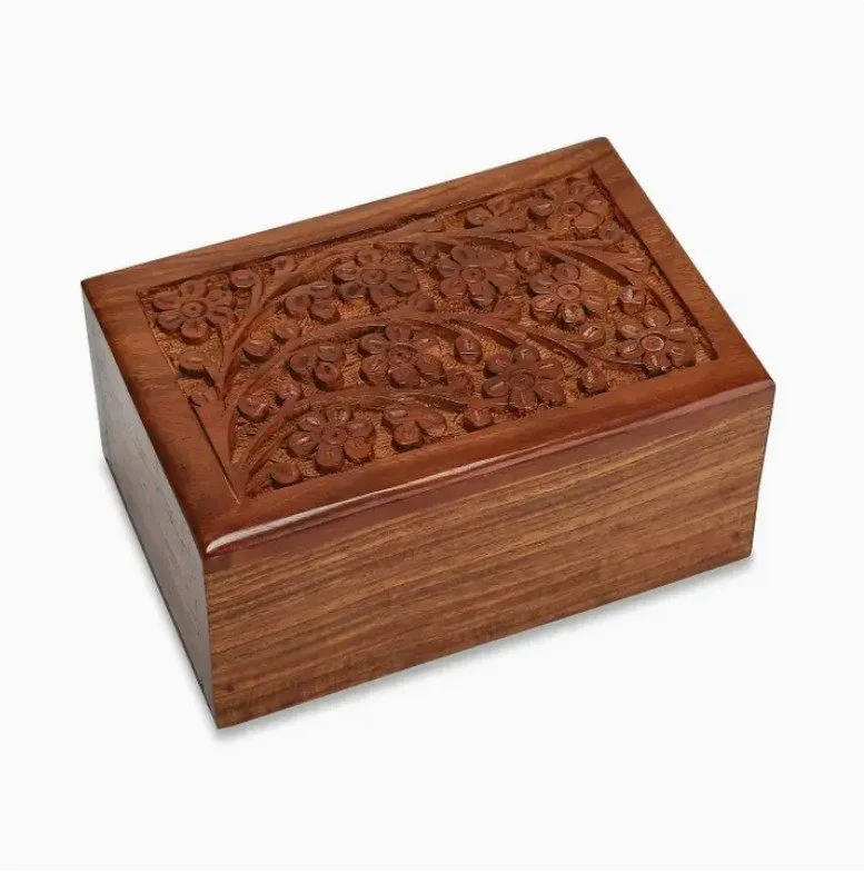 Rosewood Carved Large 6 inch x 4 inch Box.jpg