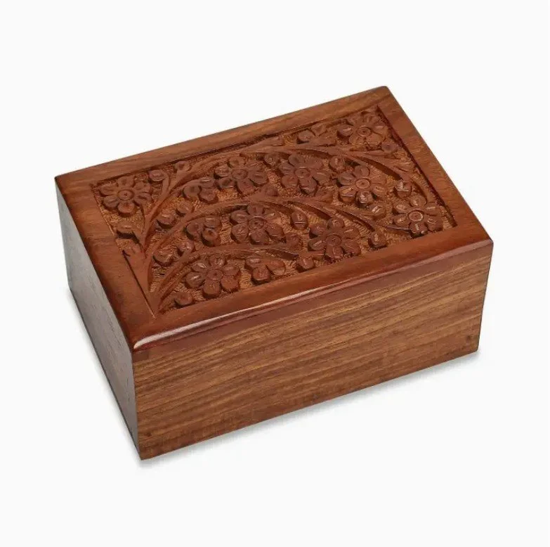 Rosewood Carved Large 10 inch 6 inch Box.jpg