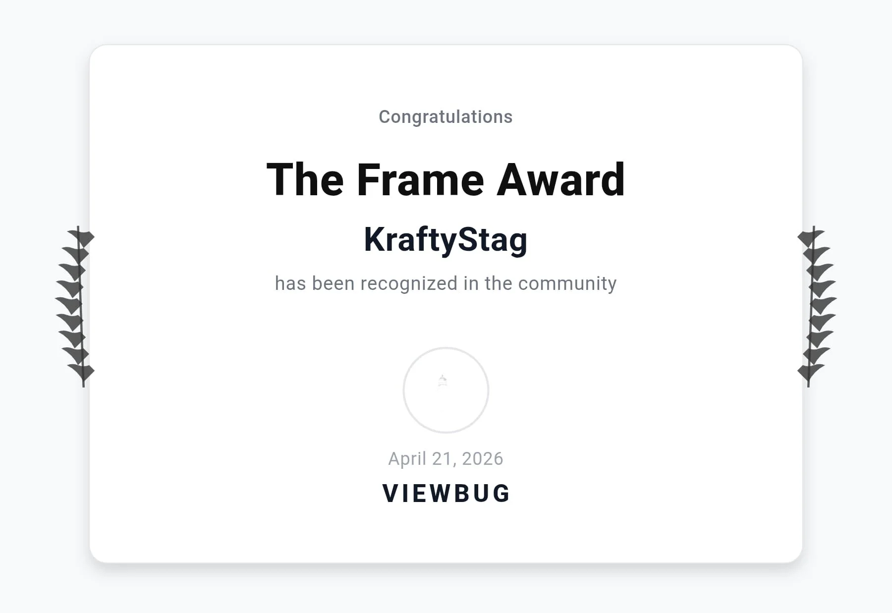 The Frame Award