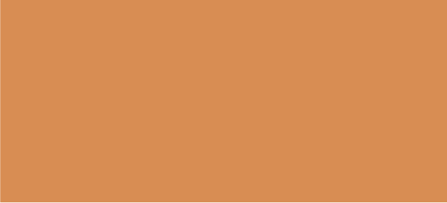 Une surface colorée, orange clair.
