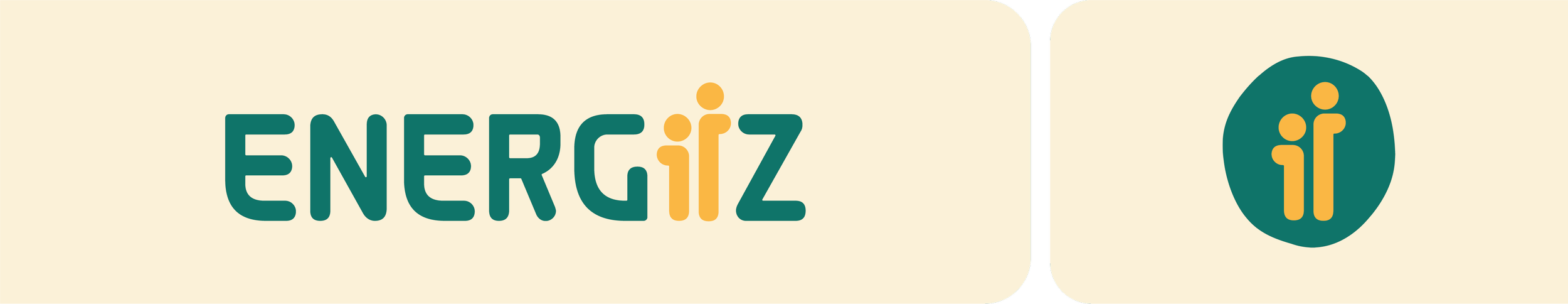 Logo de Energiz avec stylisation des lettres et symbole représentant une famille