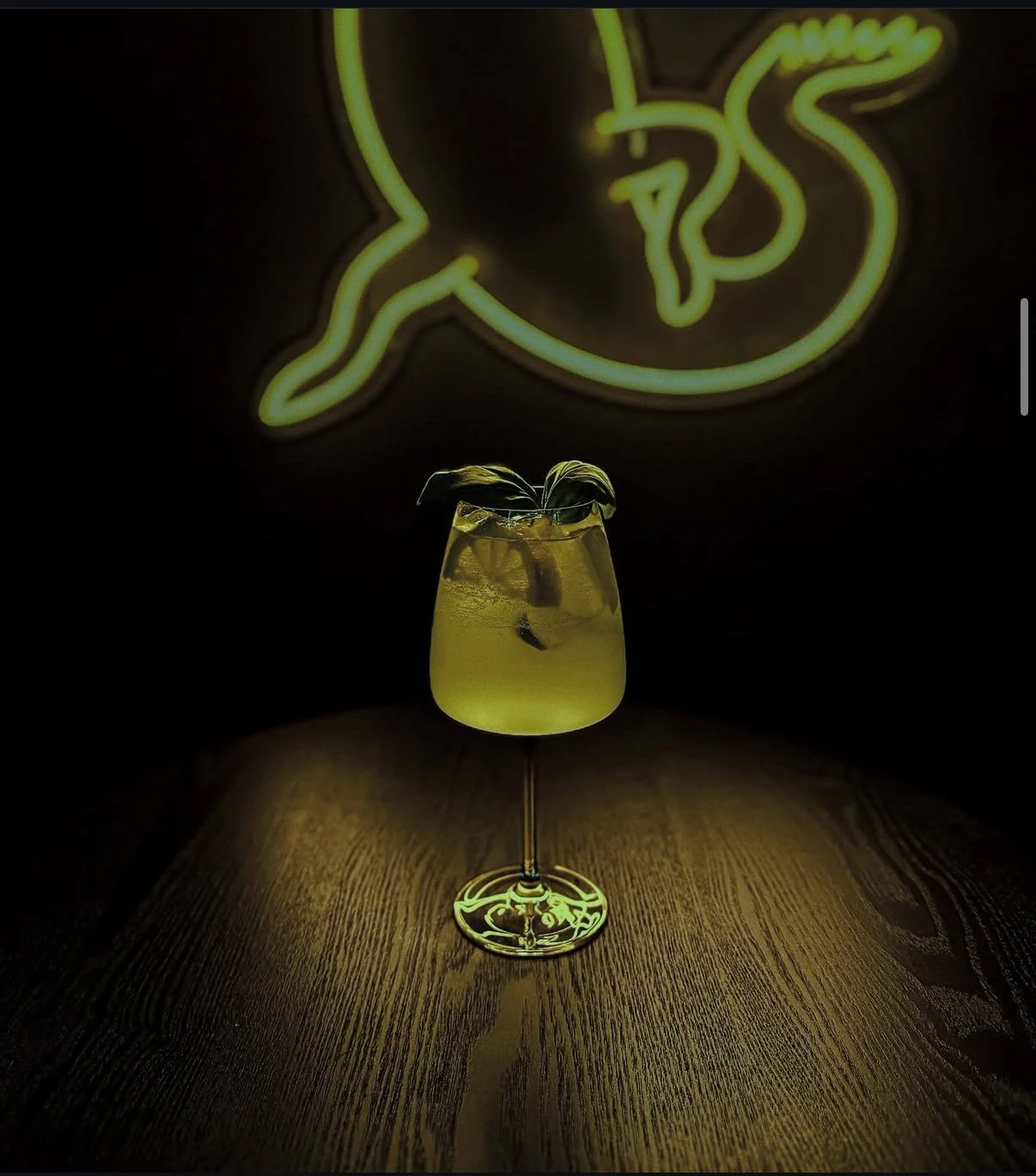 A key lime margarita