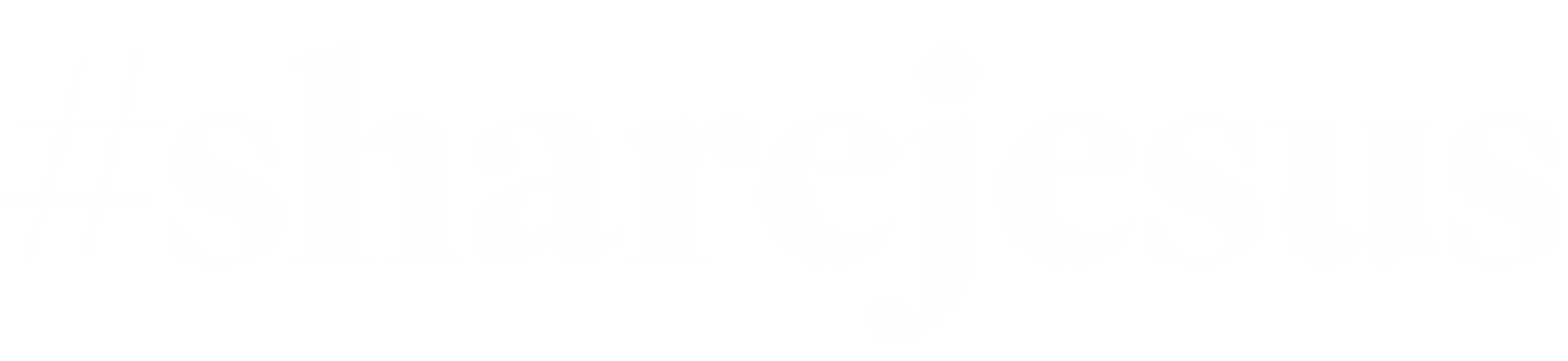 The words #sharejesus in white text on a black background