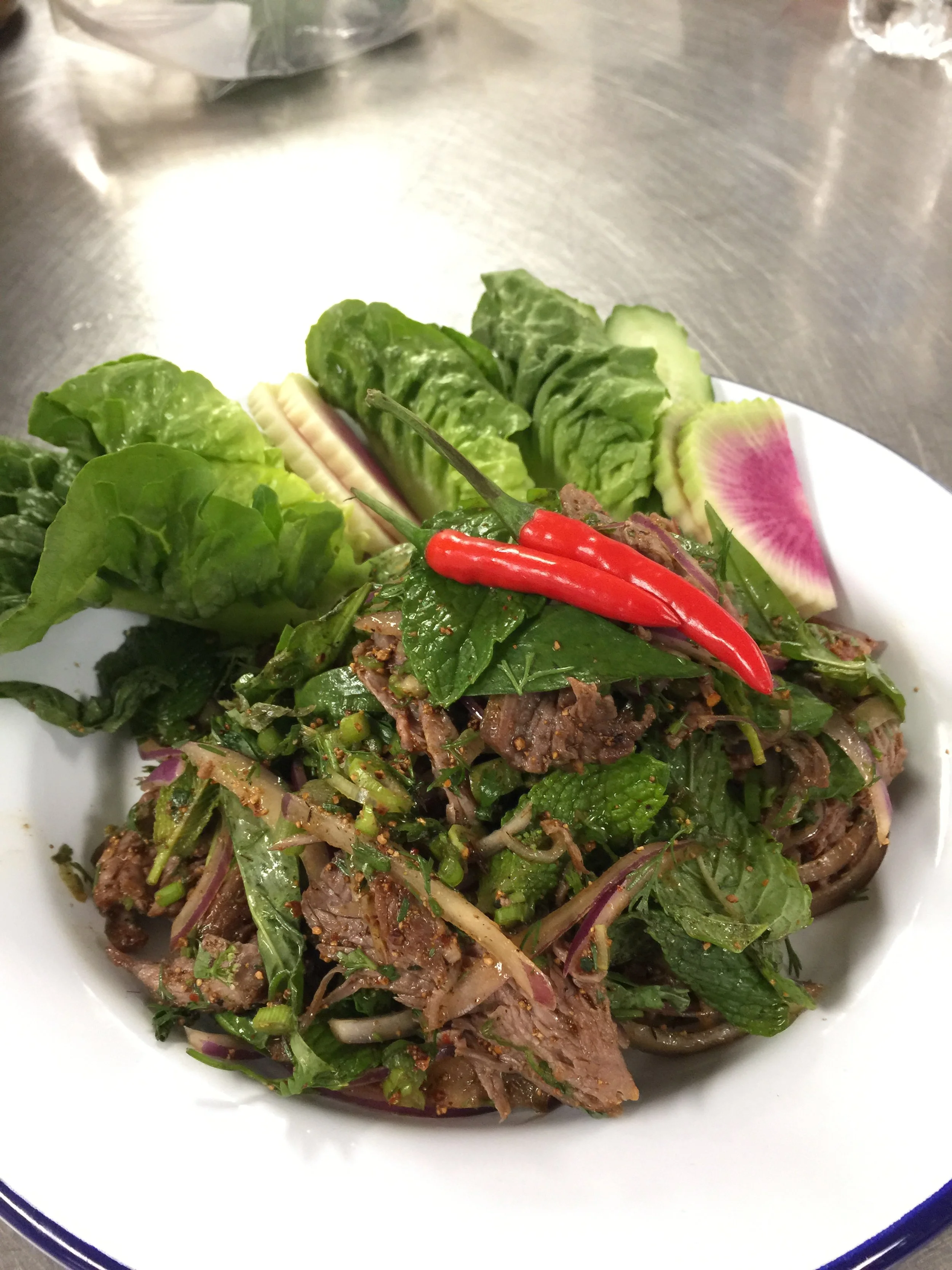 Laab Seen – The OG Lao Beef Salad