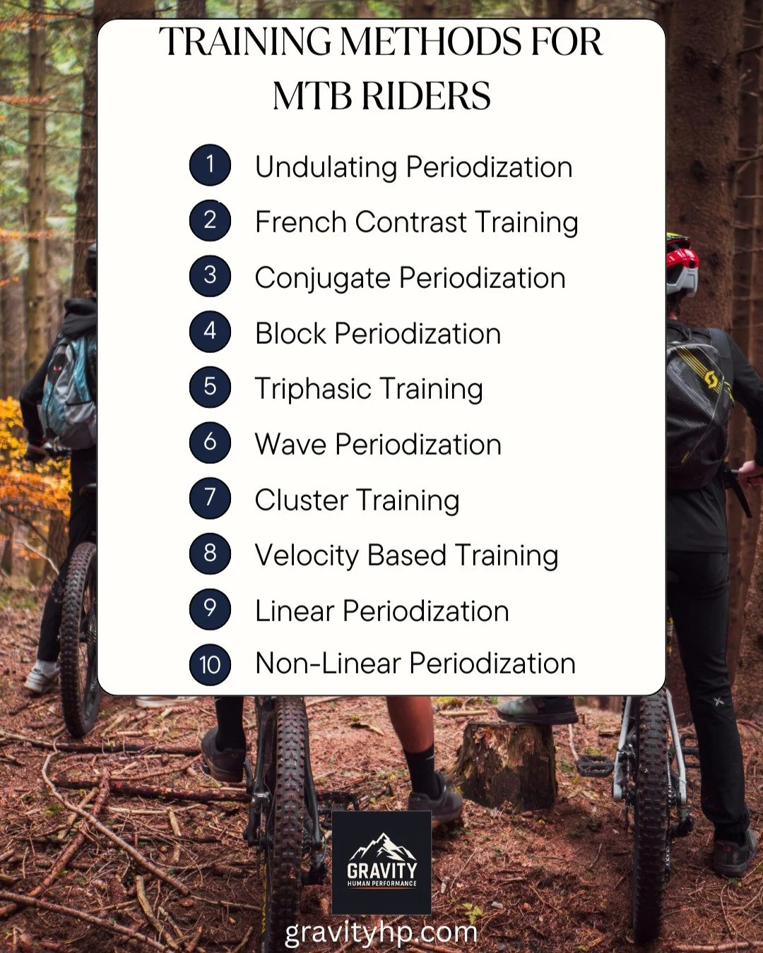 Offseason #Training for #mtb starts now. 
#GravityHumanPerformance