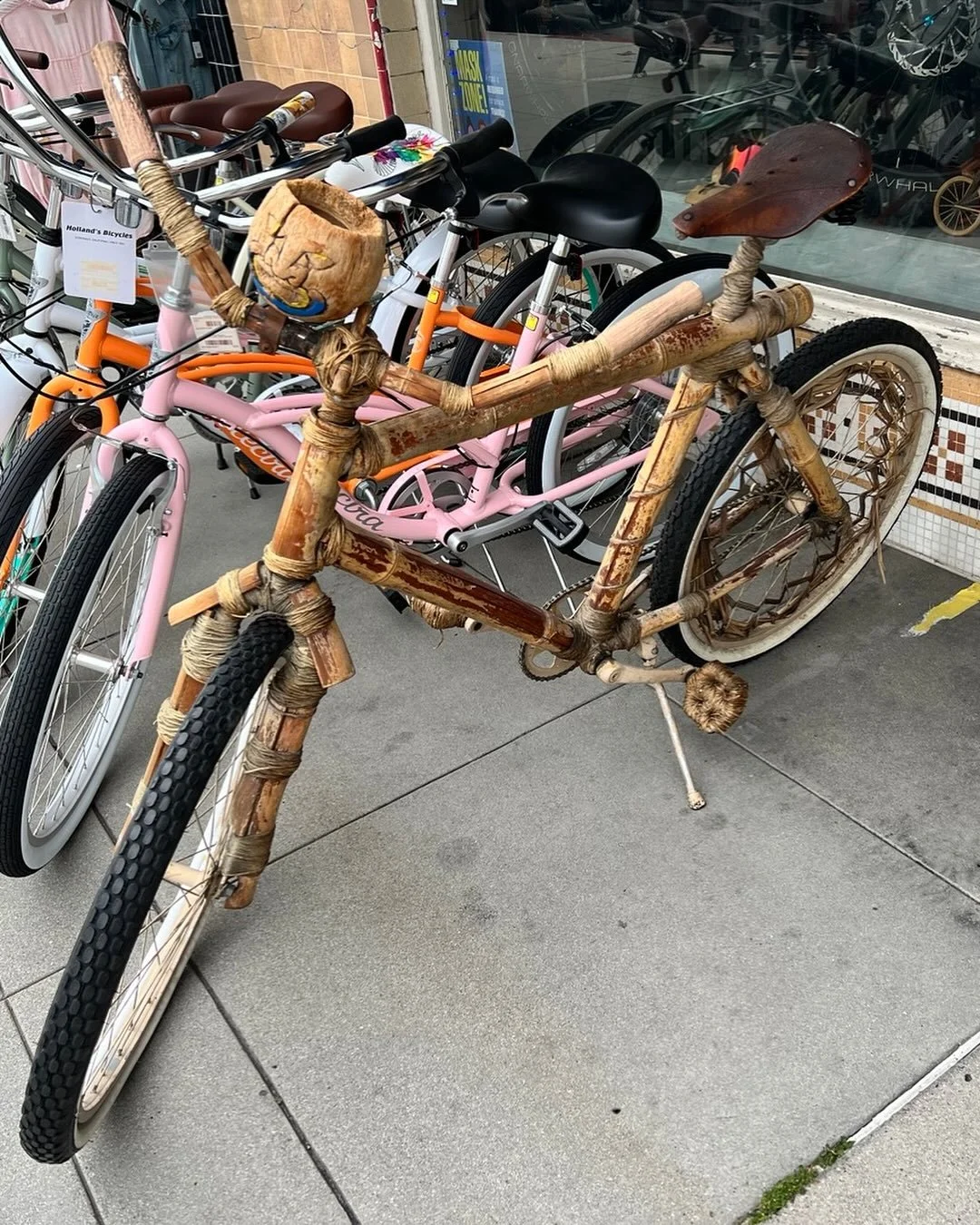 #send or #cruise on this bamboo #bike ❓