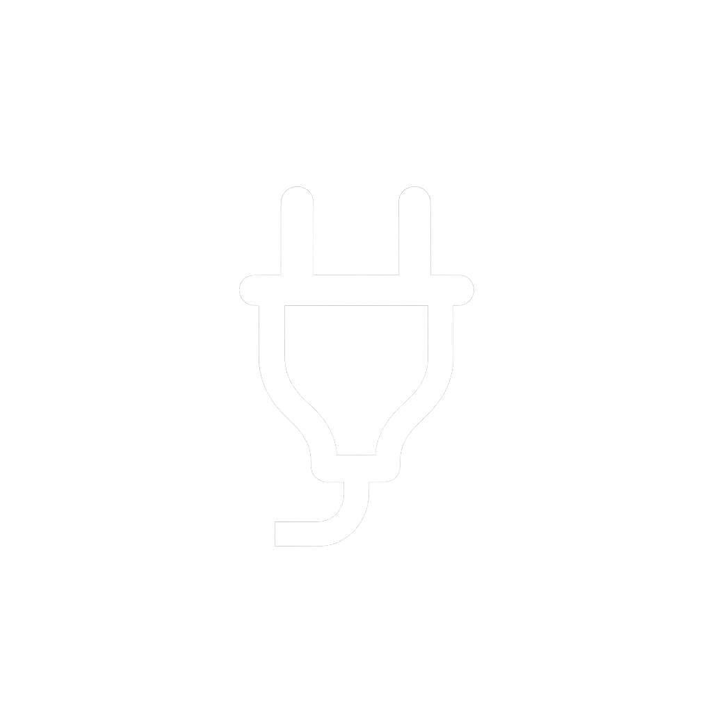 Elstikoni symbol på sort baggrund