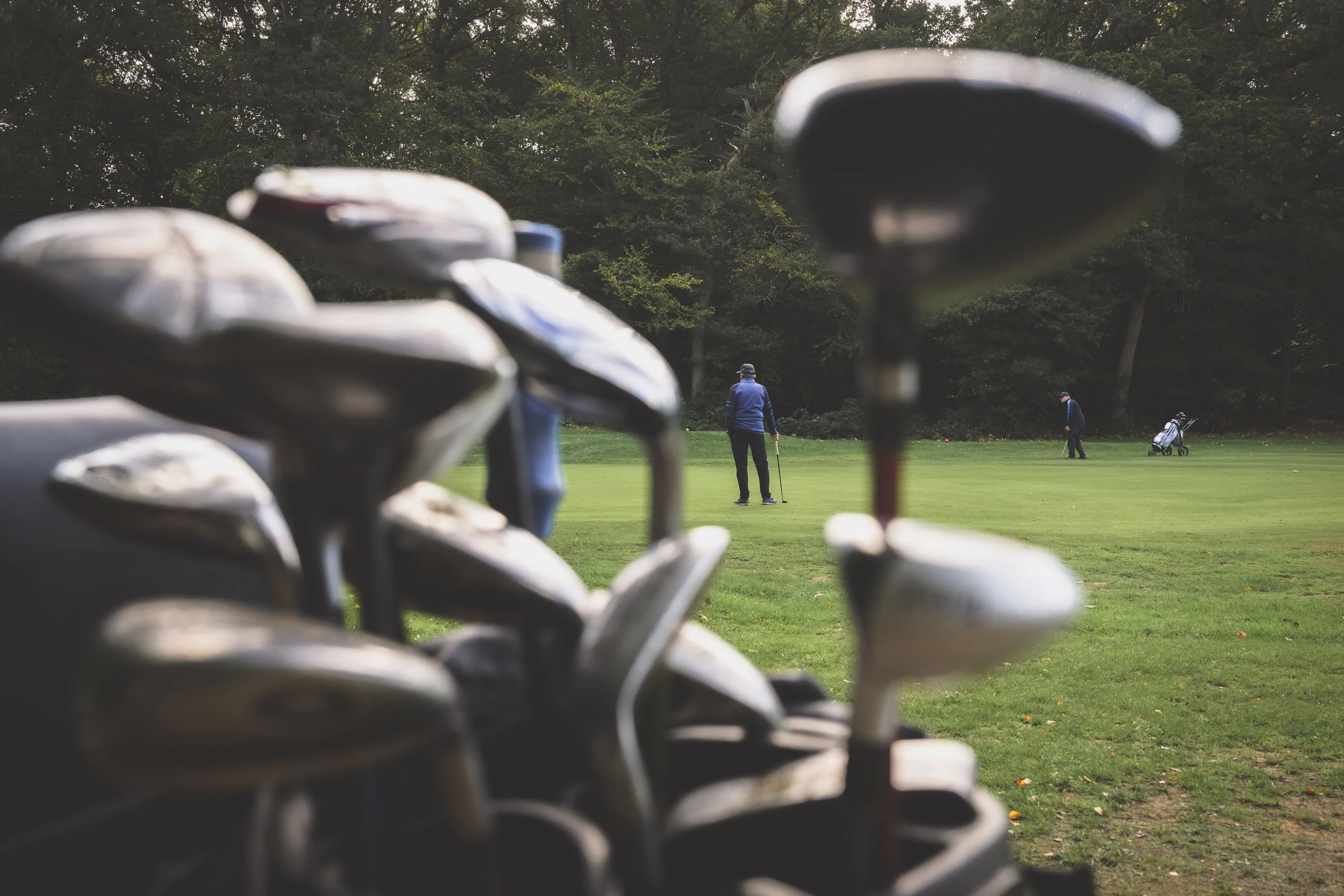 Golfer through clubs. Documenting The Clem Dalton Trophy for Limpsfield Golf Club, UK. 2026