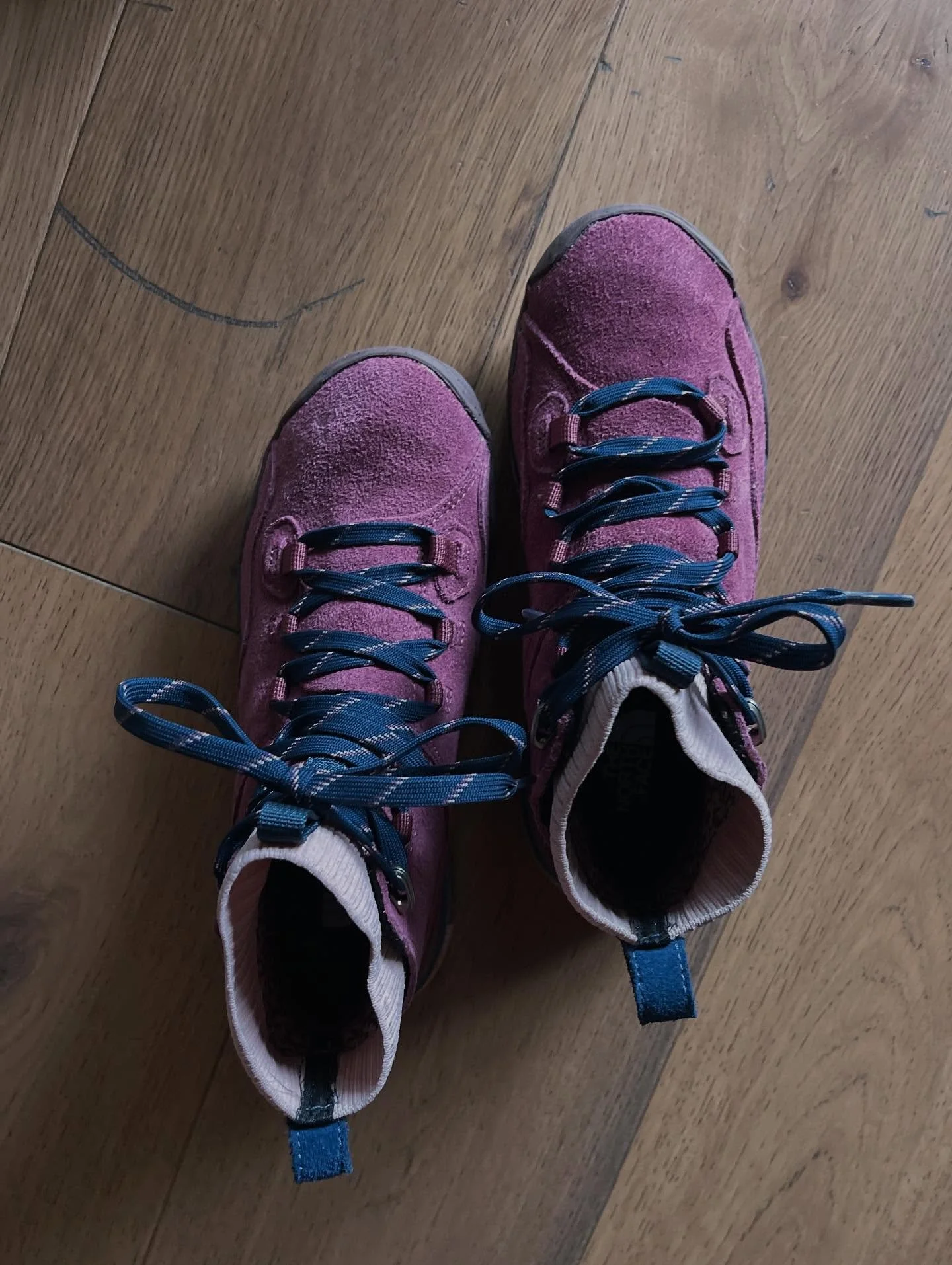 Got these today at NorthFace &hellip;. To match my pink socks.