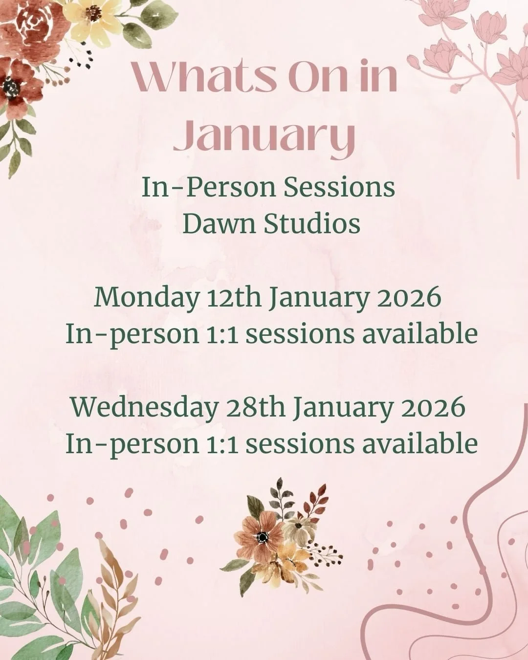 Calm is a leadership skill.

January isn&rsquo;t about pushing harder - it&rsquo;s about refining how you hold yourself, your energy, and your nervous system.

This month I&rsquo;m working in person at Dawn Studios and online with women who lead, dec