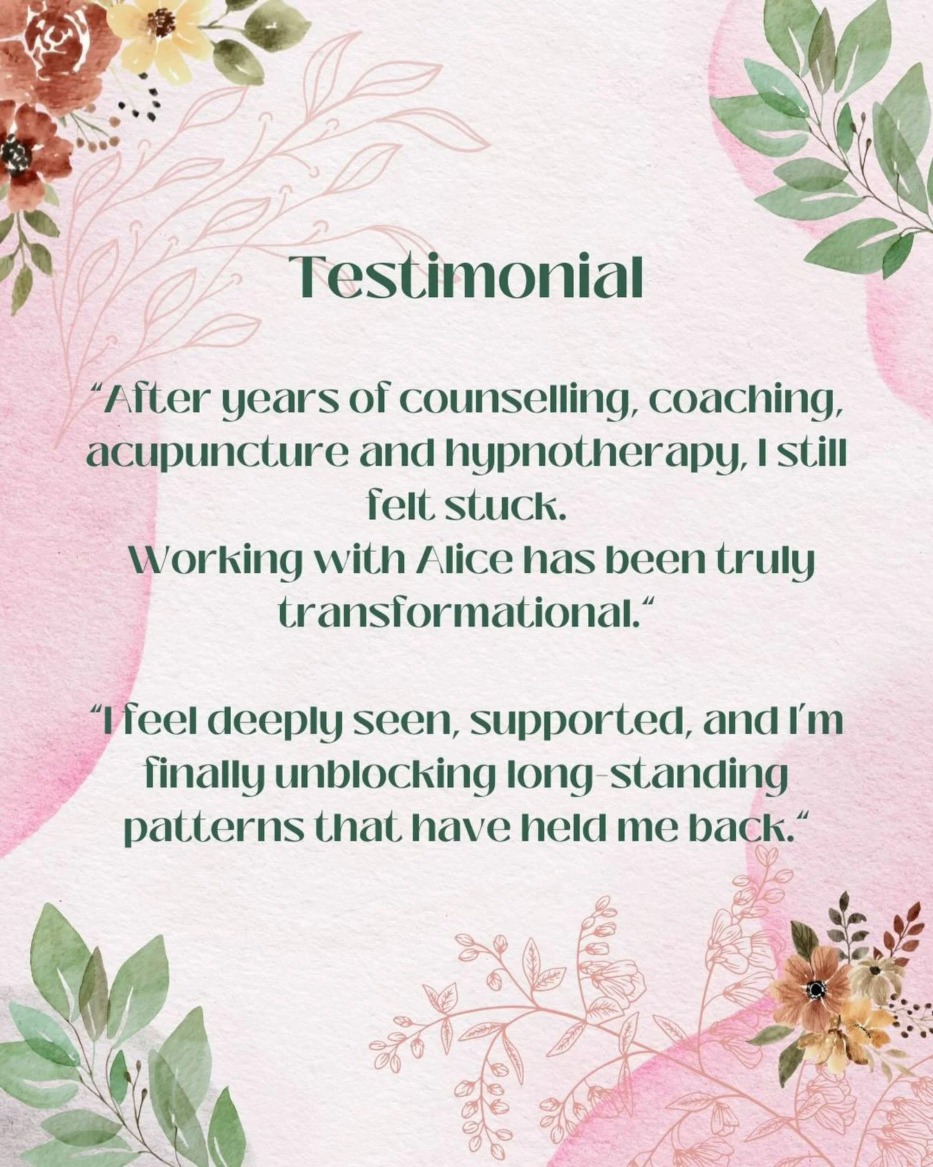 Grateful for the trust in this work 🤍