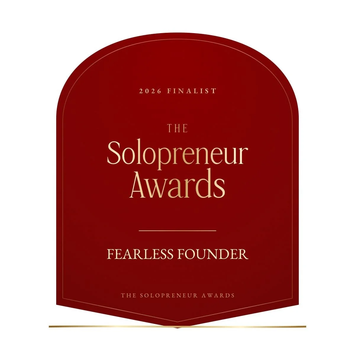 Solopreneur Awards Fearless Founder 2026 Finalist
