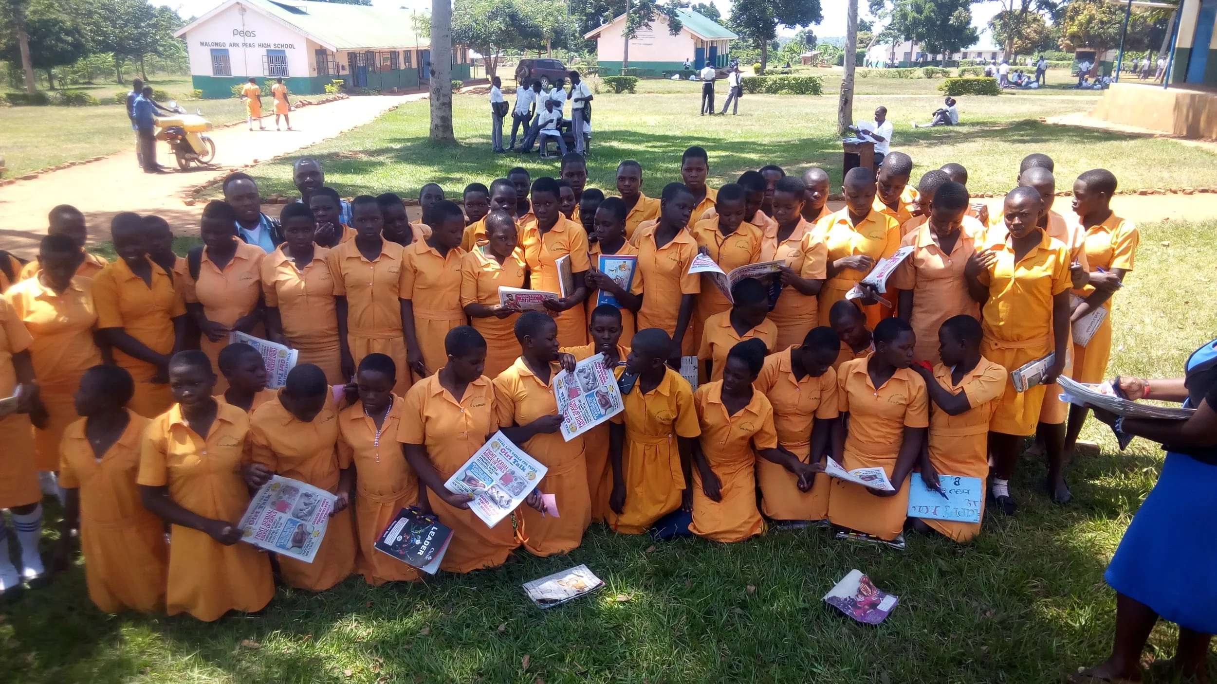 GIRLS RECIEVING THE GIRL TALK MAG.jpg