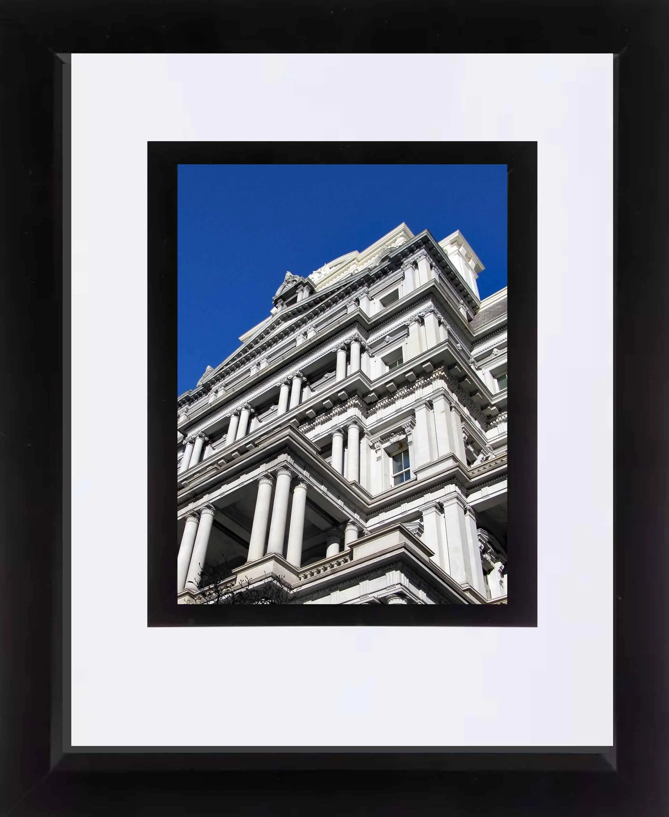 Eisenhower Building on Blue Sky