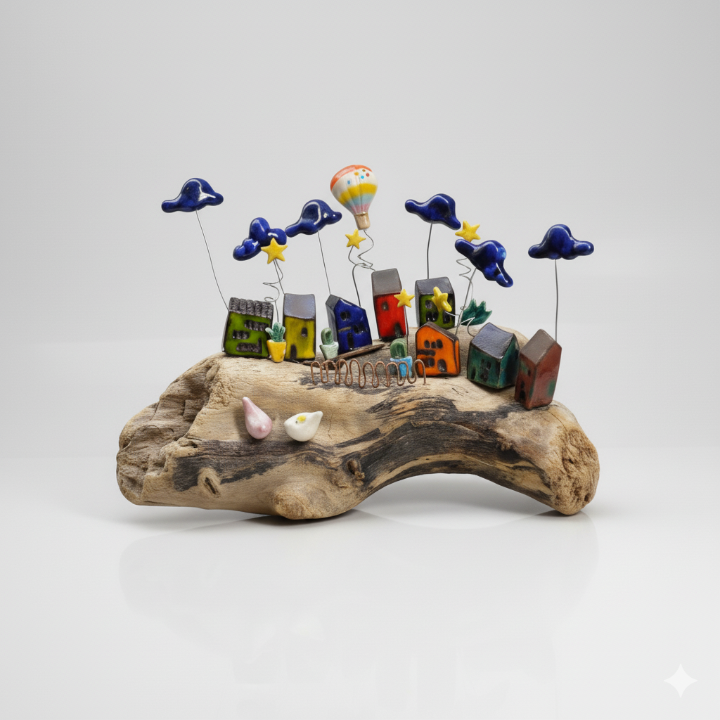 Handmade Ceramic Miniature Village