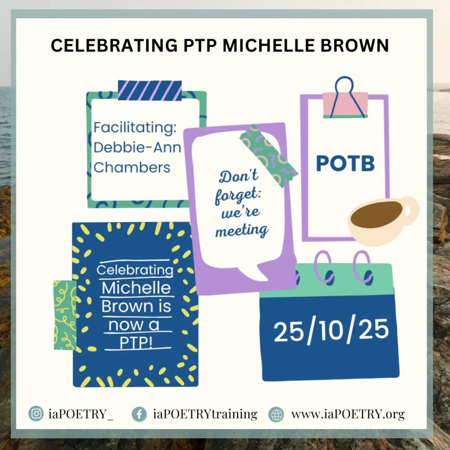 We’re thrilled to celebrate Michelle Brown, who has officially become a Poetry Therapy Practitioner (PTP)! 
Michelle’s journey reflects her belief in the healing power of language — guiding others to discover strength and self-expr
