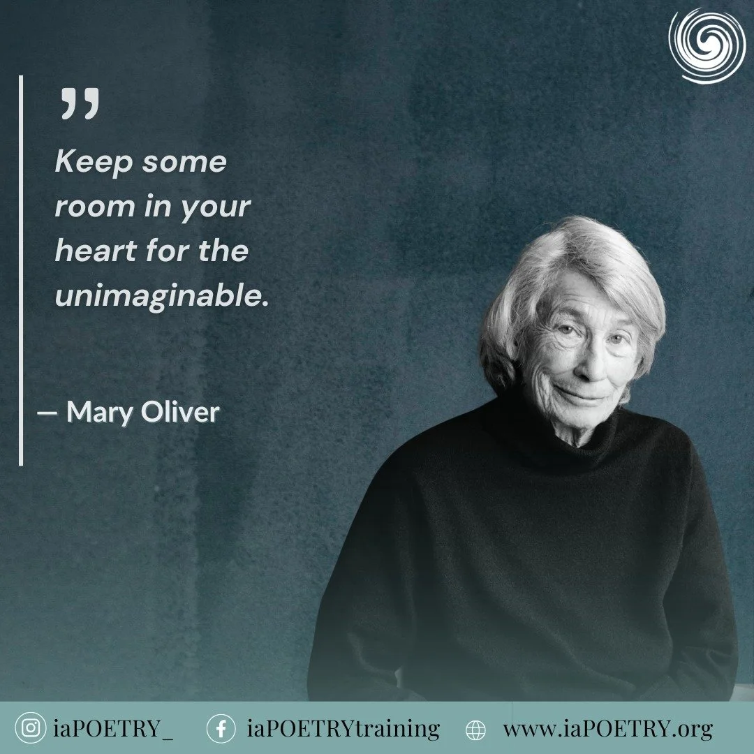 At @iapoetry_, we invite Poetry Therapy Practitioners to explore, reflect, and embrace the unexpected in their practice and in life. 

Your heart, your words, your journey&mdash;there&rsquo;s always room for growth. 

🌸 What was an &ldquo;unimaginab