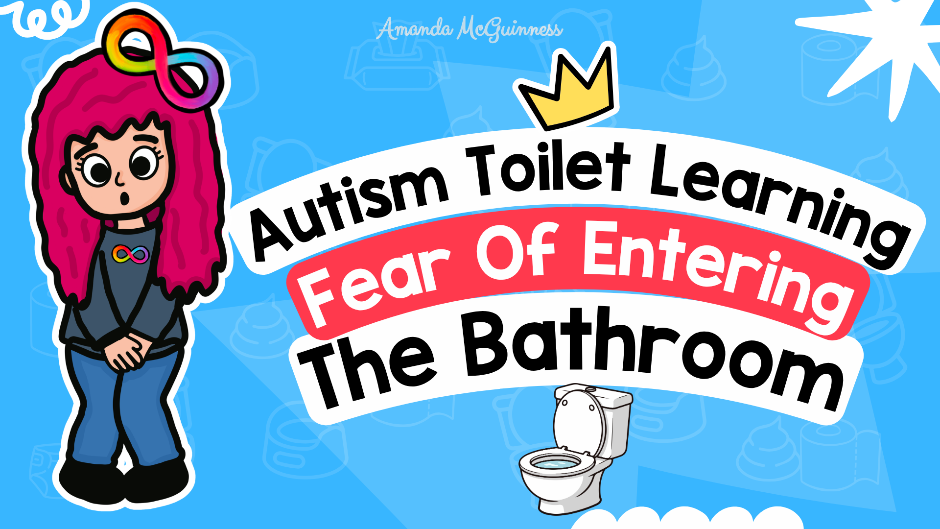 autism afraid of the toilet