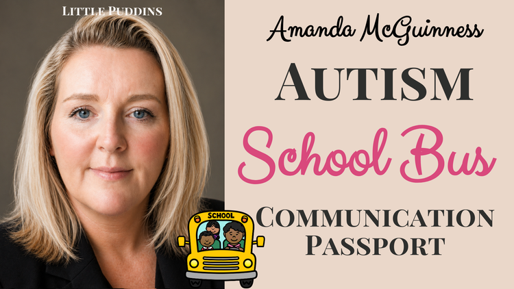Free Autism School Bus Communication Passport.webp