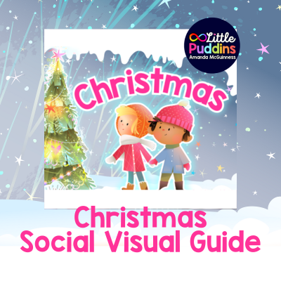 Free Autism Christmas Social Visual Guide