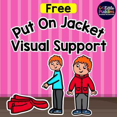 Put On Jacket Visual Support
