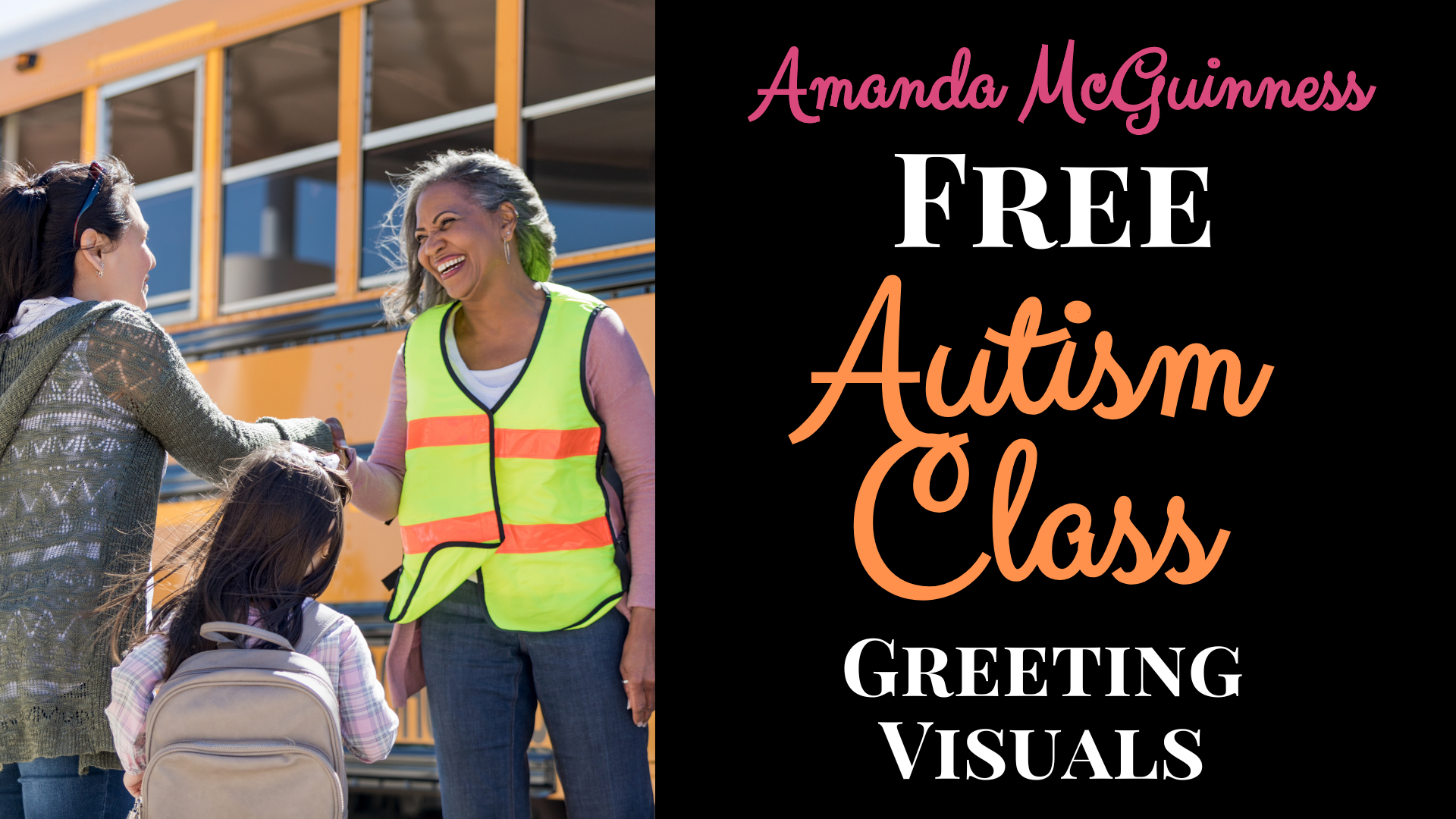 Free Autism Greeting Visual Support
