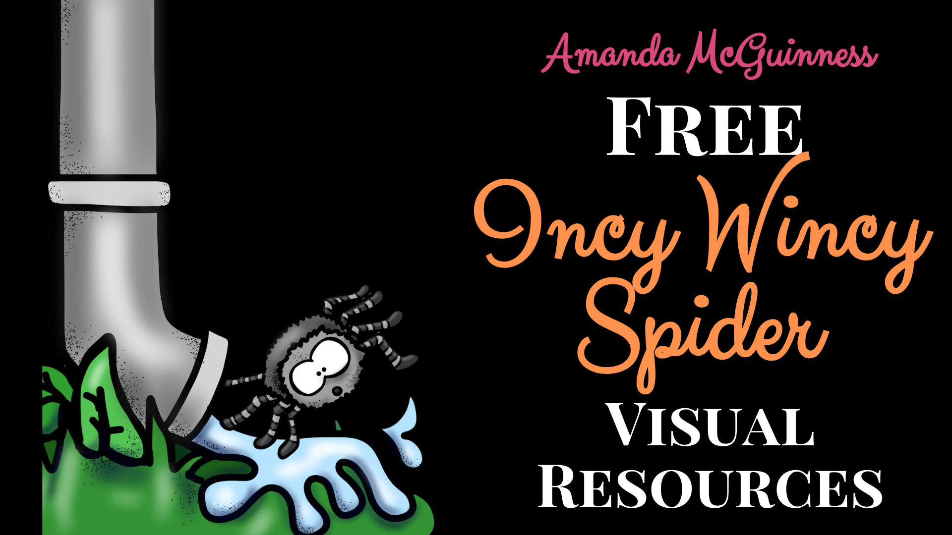 Incy Wincy Spider Free Printable
