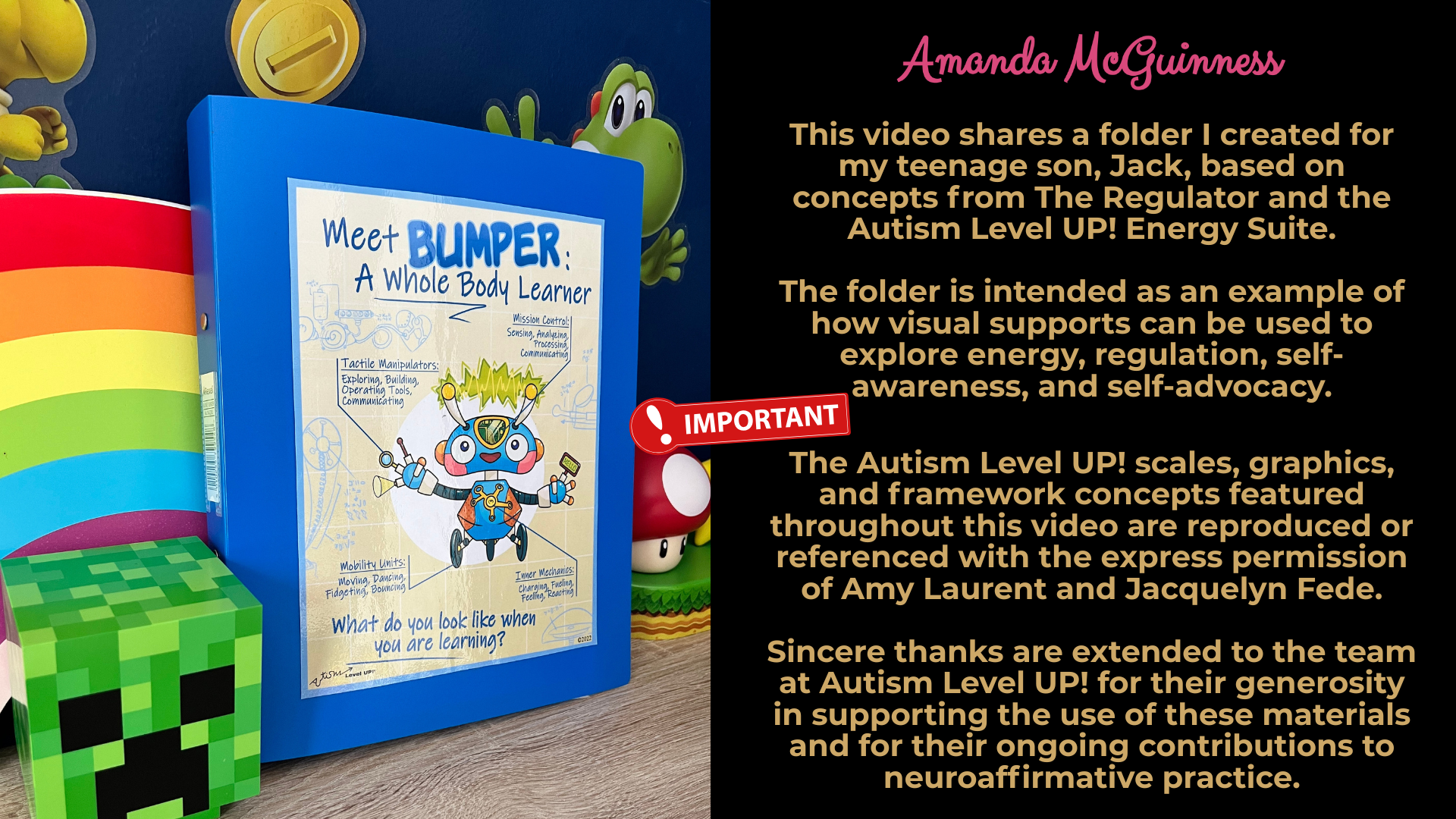 Autism Level Up! Amy Laurent and Jac Fede Energy Framework