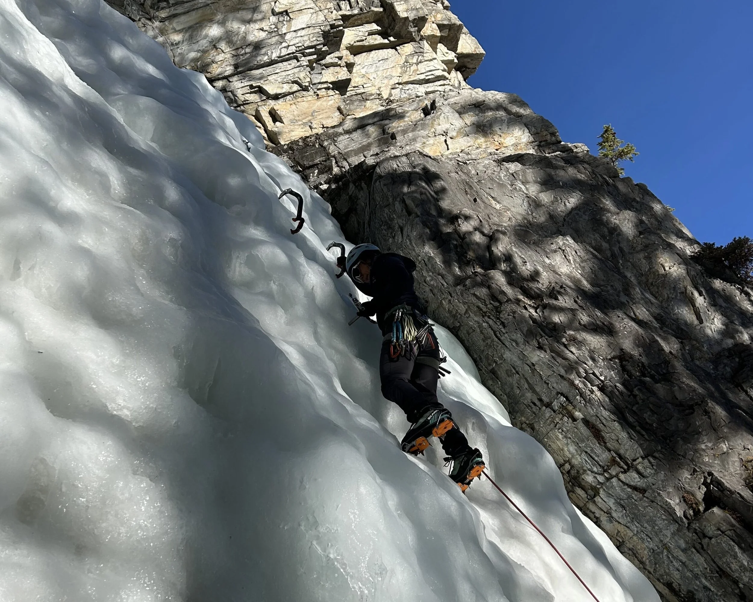 Ice Climbing w/ Jaime