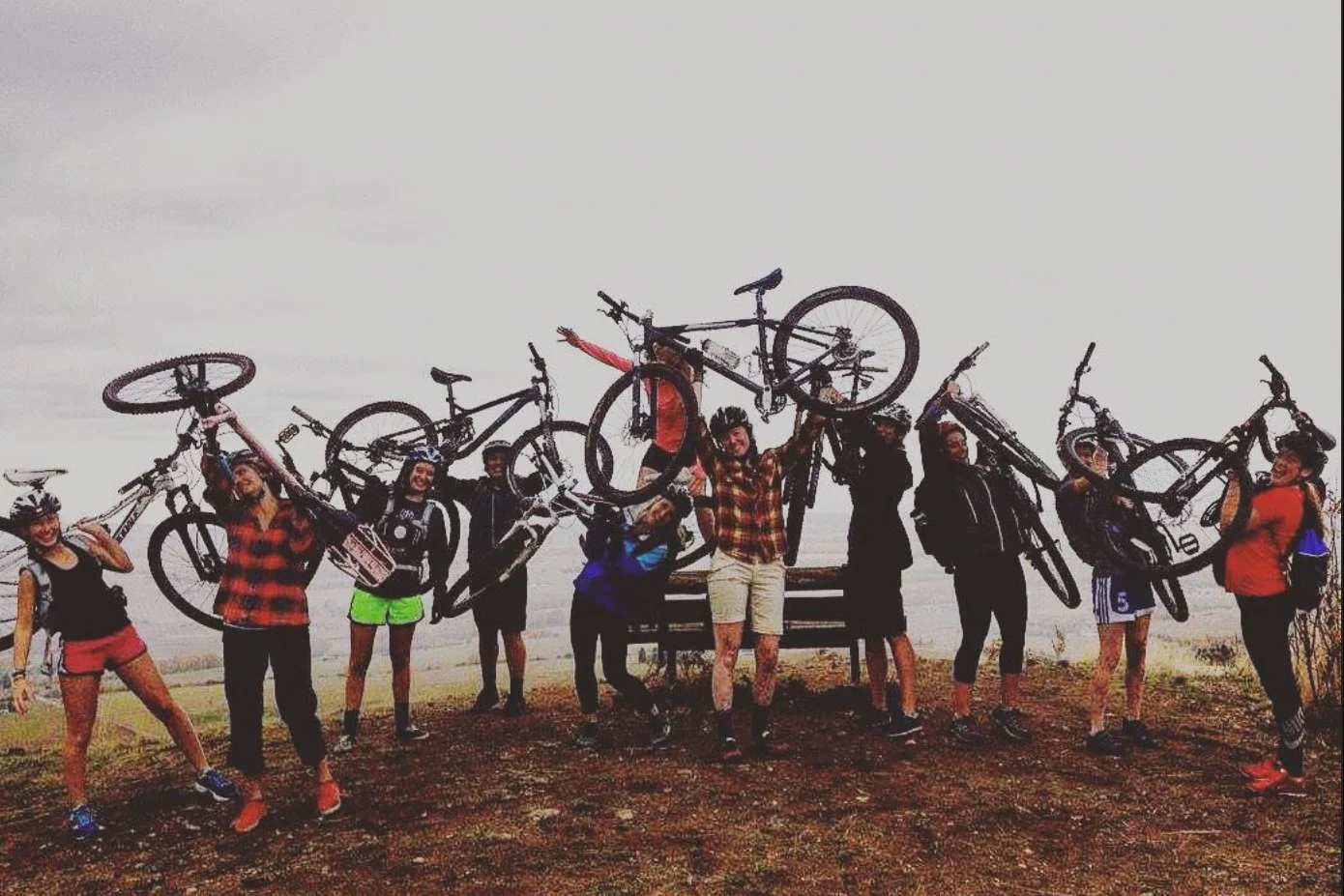 Our first event. Biking at Triple Tree