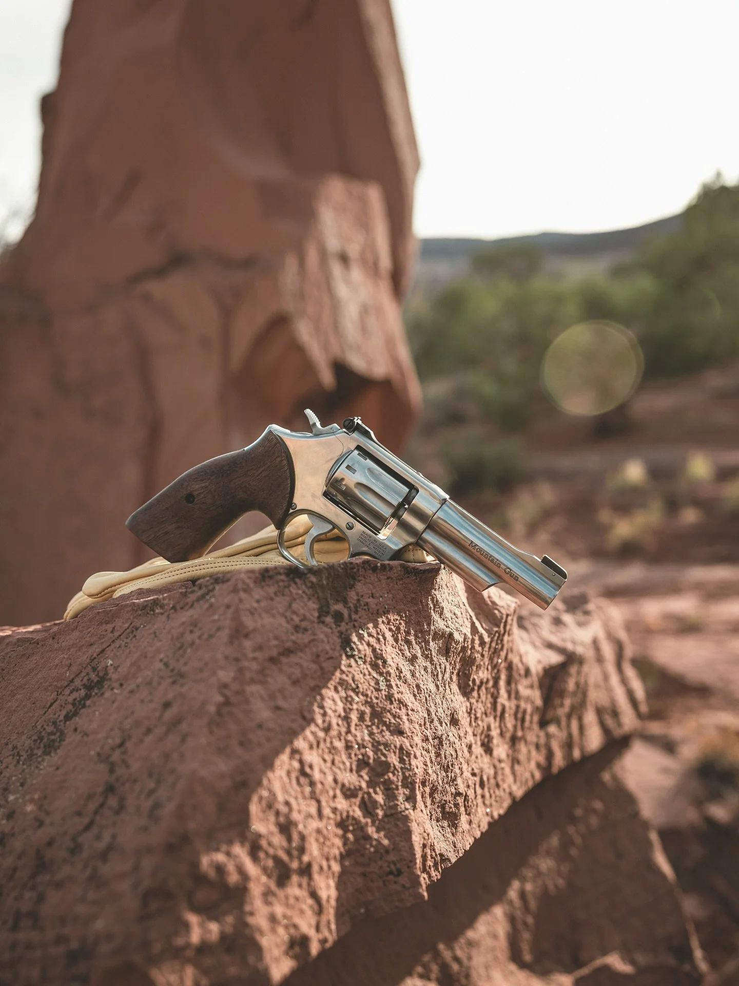 No frills. No fuss. Just a .22 Mountain Gun and desert camp scenery.

#smithandwessonpartner