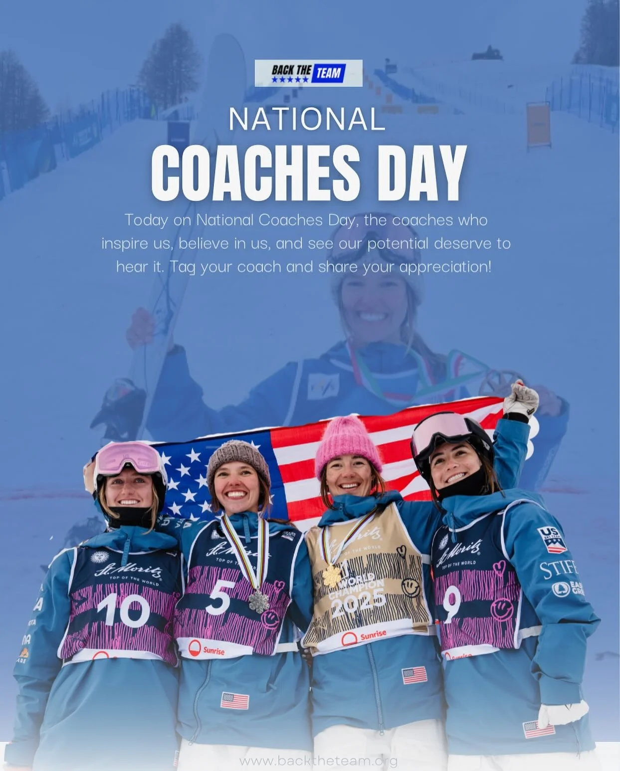 Happy #NationalCoachesDay !!!
Take a moment to thank your coach today and tag them in the comments to let them know how much they mean to you!
At @backtheteam , we celebrate all the incredible coaches, mentors, and support systems who back the team