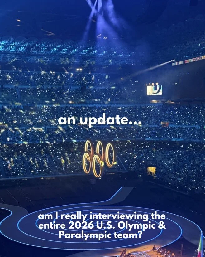 an update&hellip;

👋 Cortina! 

Excited to cheer on @usparaskisnowboard &amp; @usa_curl !!

And on a mission to create the most comprehensive mindset record of a single Games cycle. Interviewing the mindset of 100% of Team USA 🔥

#backtheteam #mind