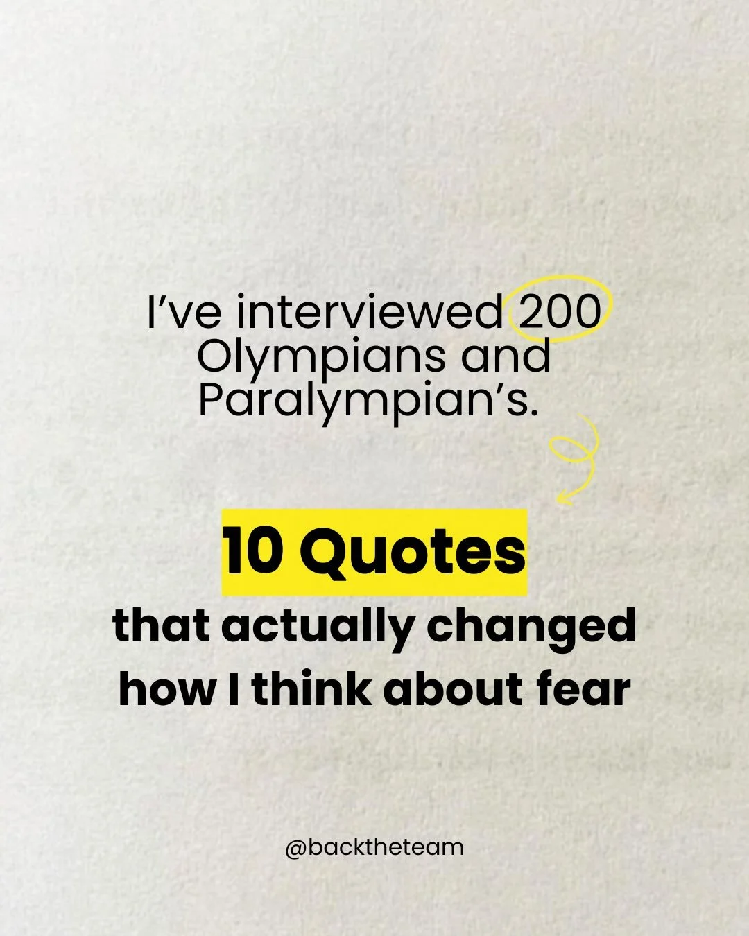 In honor of getting outside of my comfort zone every single day this month 🎃

Steal 10 of my favorite quotes I&rsquo;ve collected over 200 interviews with Team USA&rsquo;s Olympians and Paralympian&rsquo;s

These messages about overcoming fear are i
