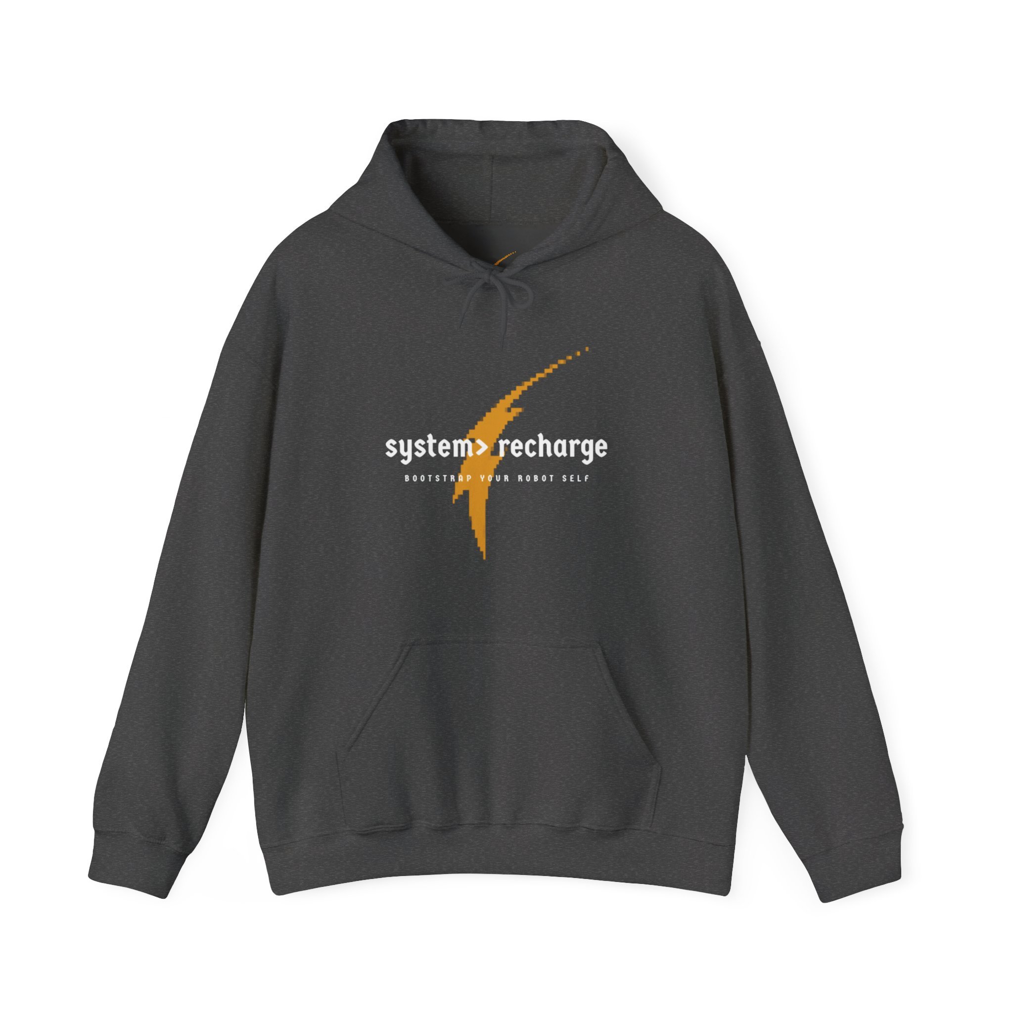 system> recharge Unisex Heavy Blend™ Hooded Sweatshirt