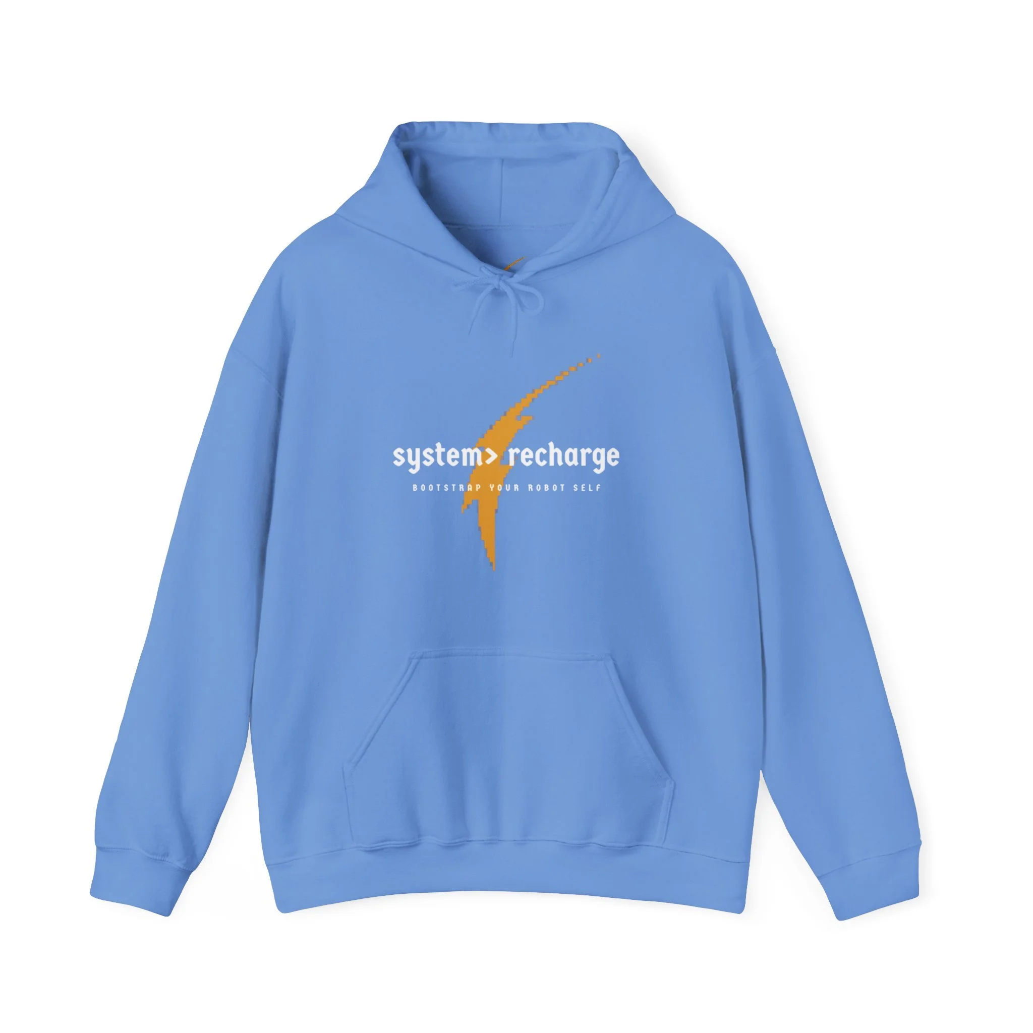 system> recharge Unisex Heavy Blend™ Hooded Sweatshirt