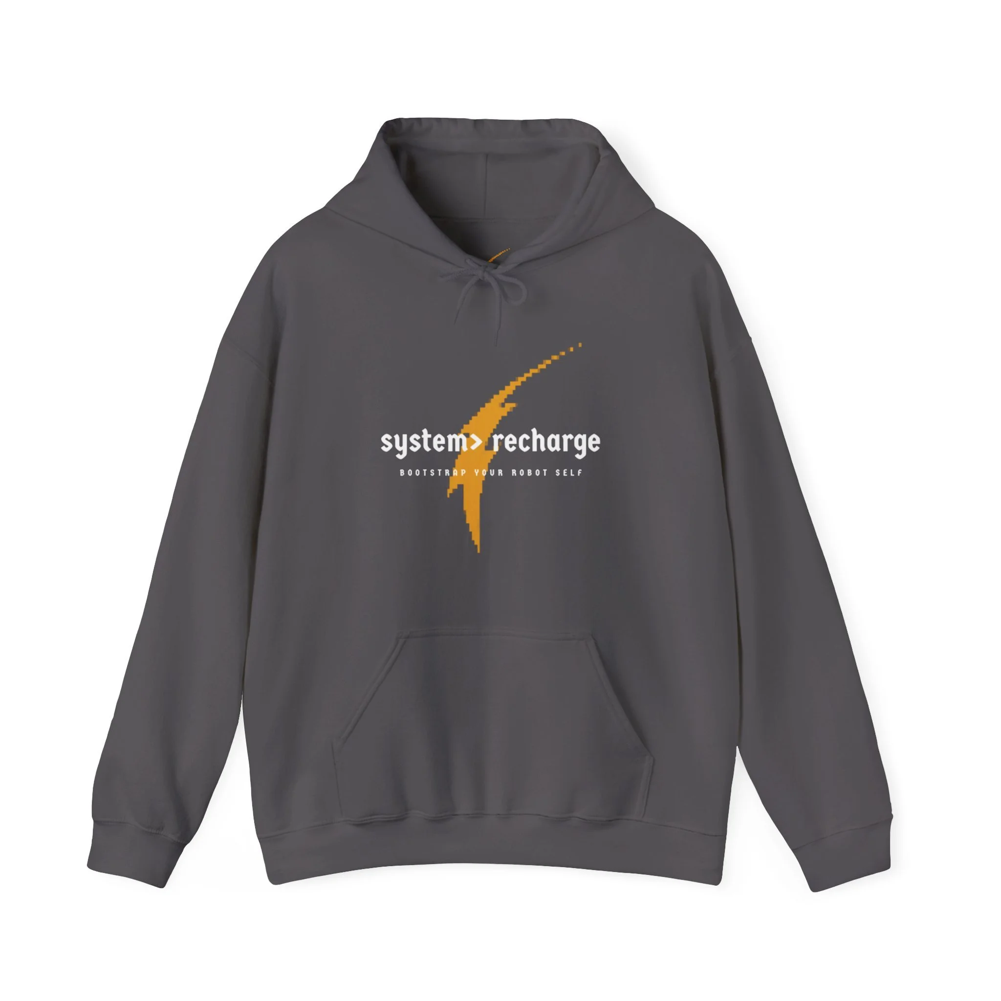 system> recharge Unisex Heavy Blend™ Hooded Sweatshirt