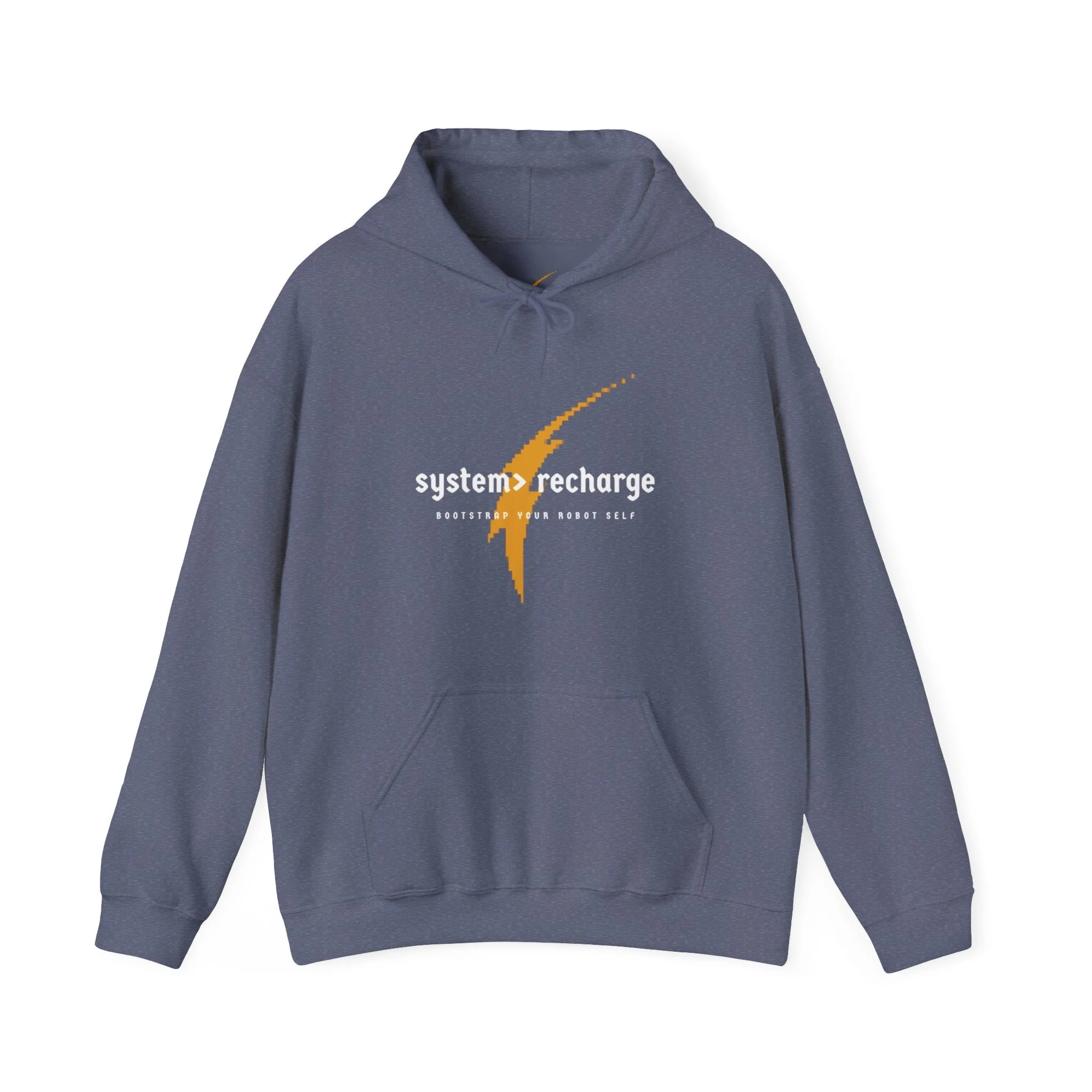 system> recharge Unisex Heavy Blend™ Hooded Sweatshirt