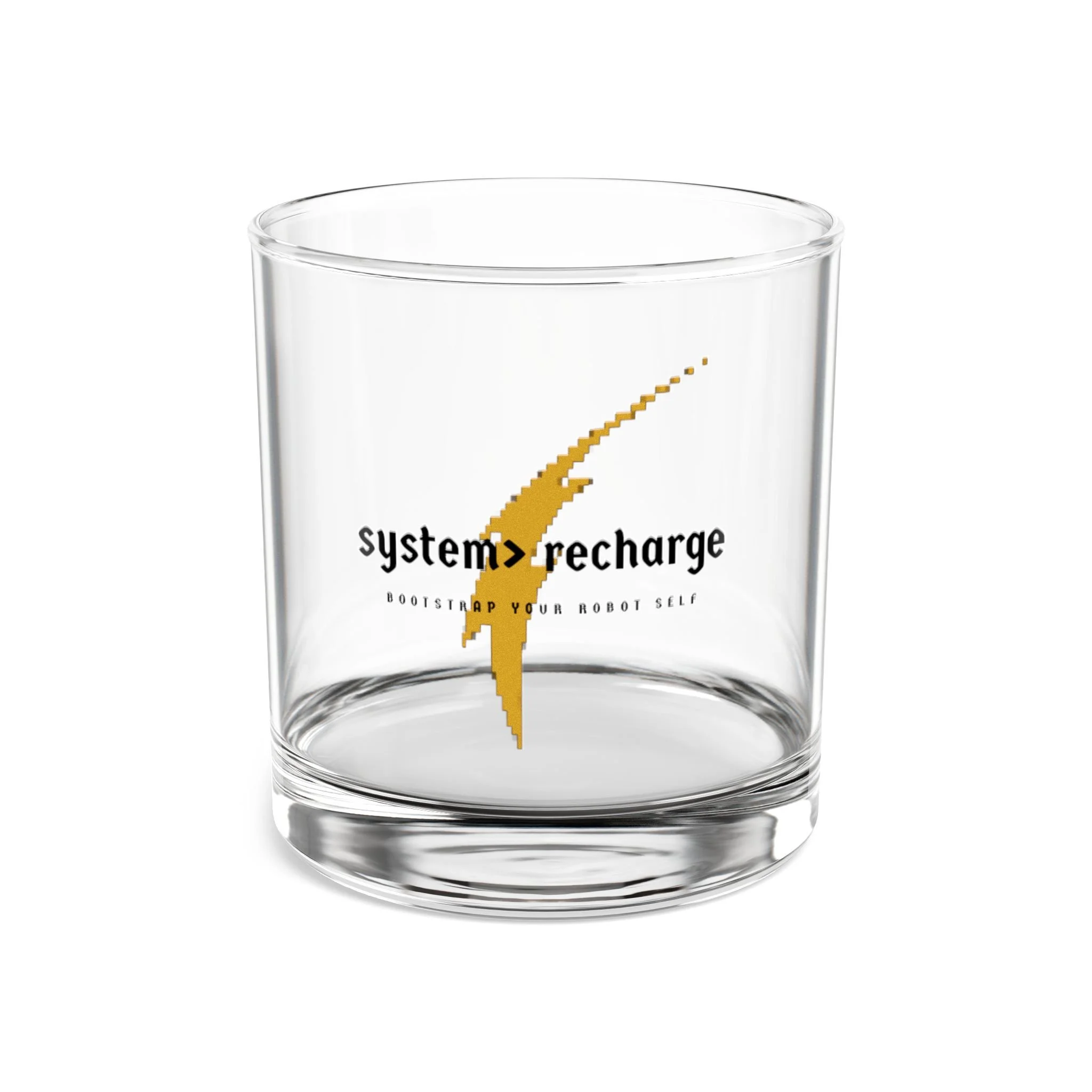 system> recharge 10oz Rocks Glass