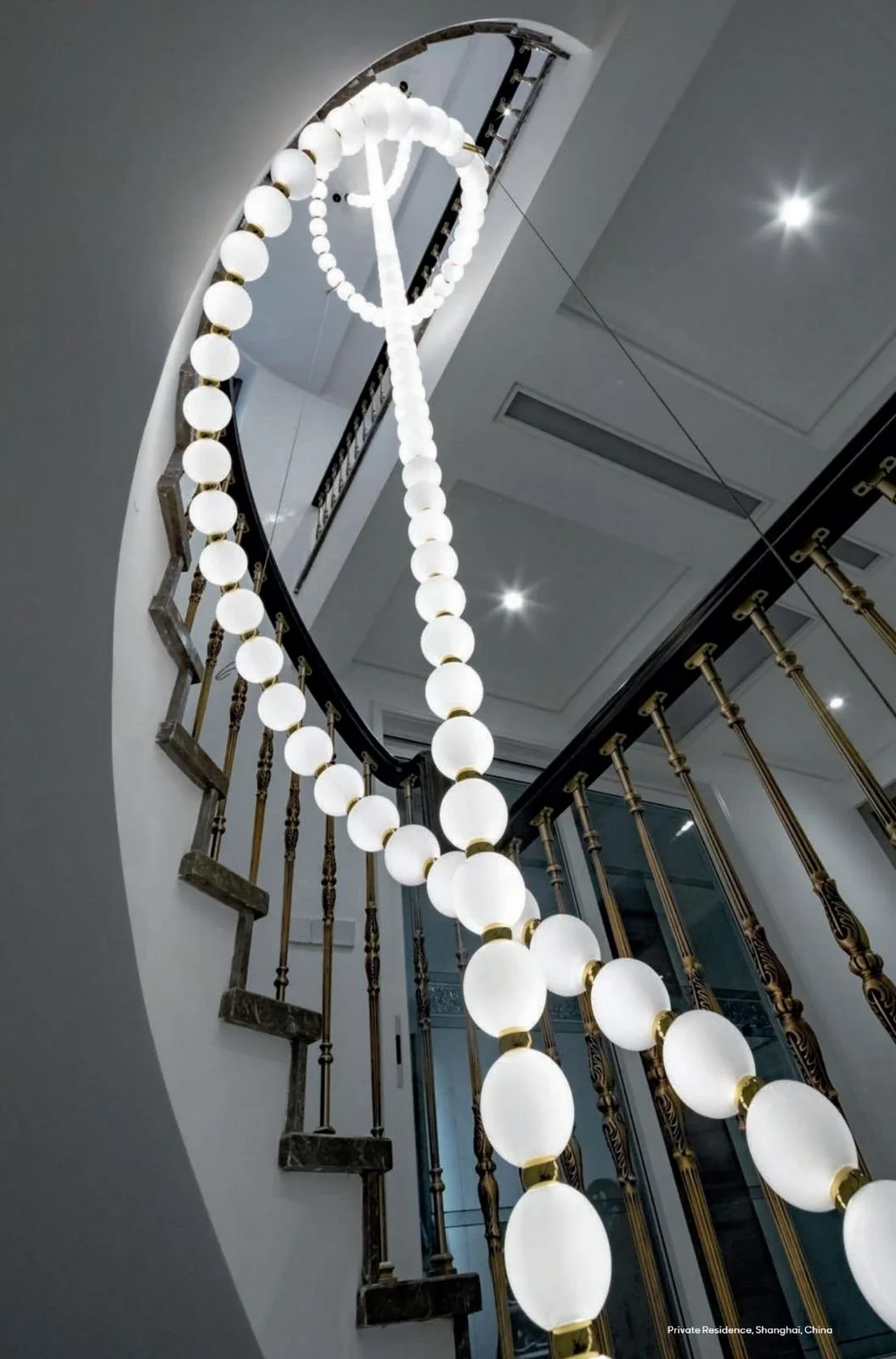 Pearl Drop lighting by Tjep. with Preciosa