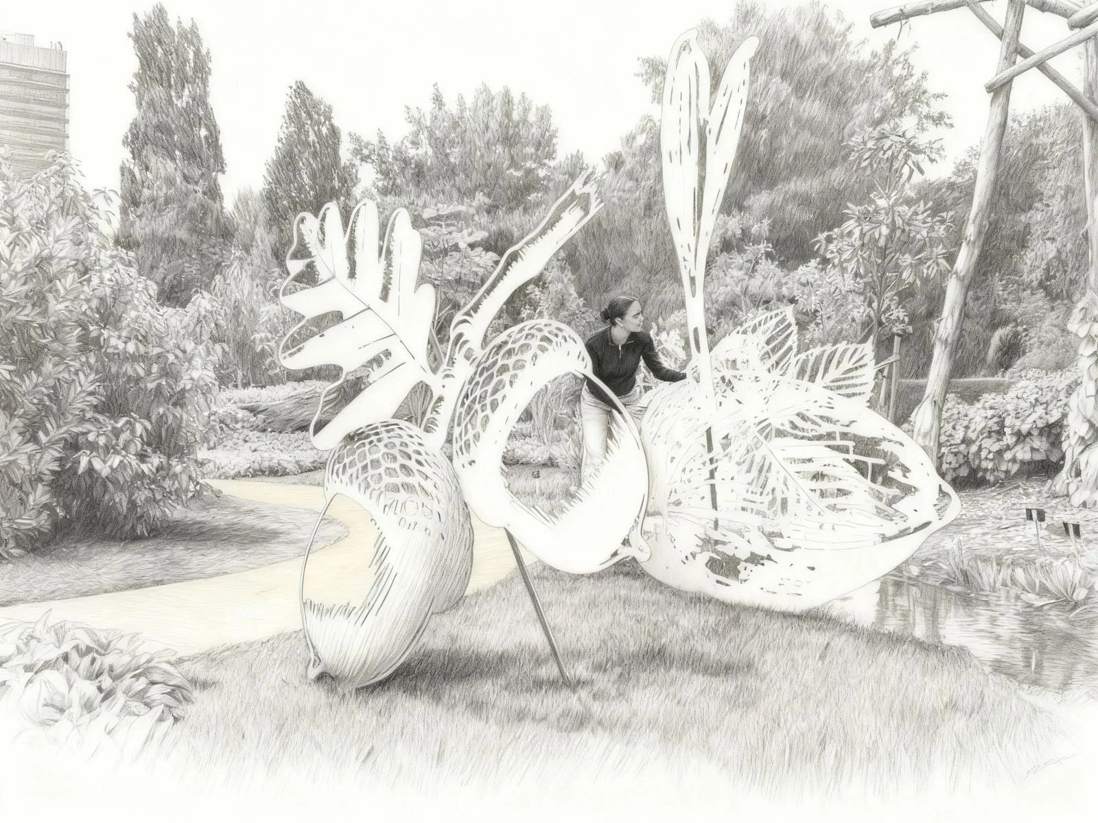Evolution Garden by Tjep. at Utrecht University